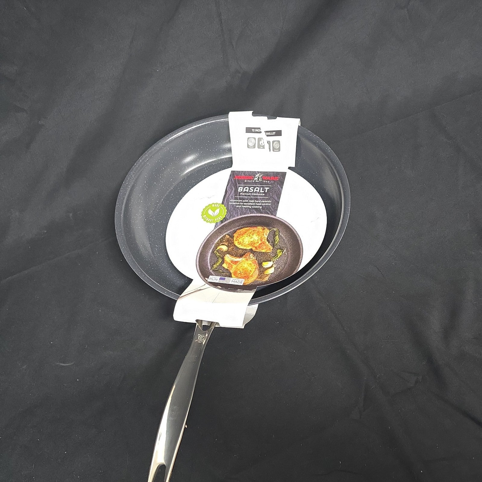 Nordic Ware Basalt 12 Inch Nonstick Skillet Pan