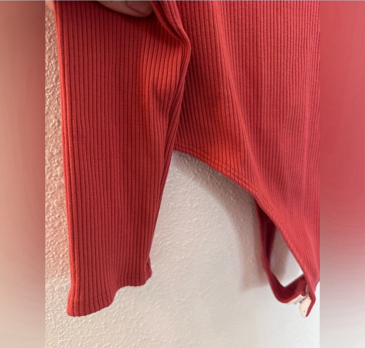 Lulus Rust Bodysuit Long Sleeve Size Small. 4.2