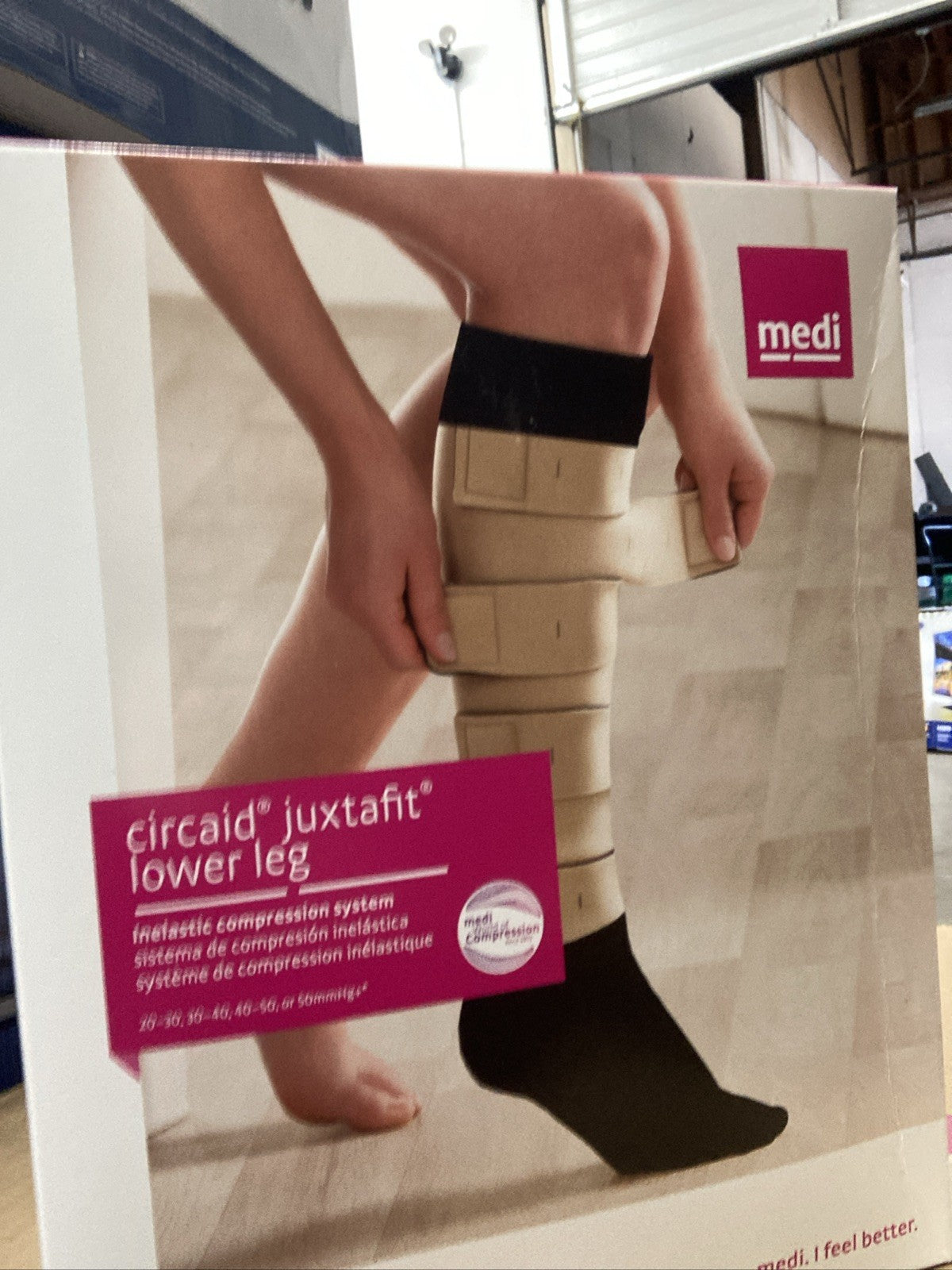 2 Pack Medi Circaid Juxtalite Lower Leg System, Medium Short 28cm (Open Box)