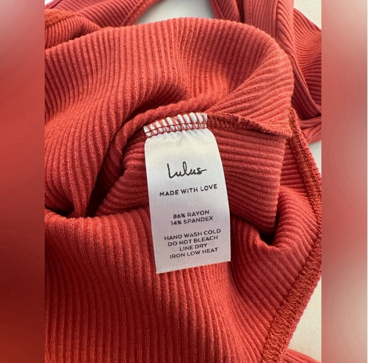 Lulus Rust Bodysuit Long Sleeve Size Small. 4.2
