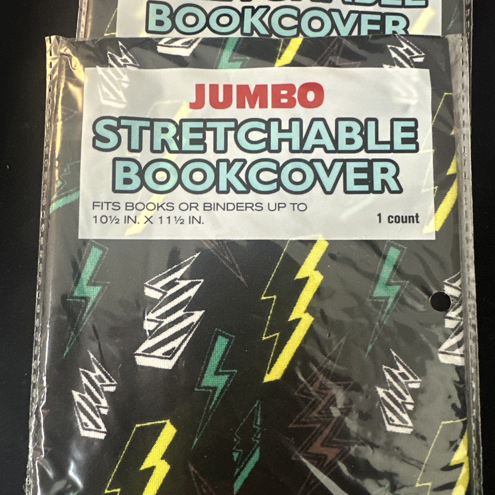 Jumbo Stretchable Bookcover 10.5in x 11.5in Reusable and Washable, Lot Of 25 9a