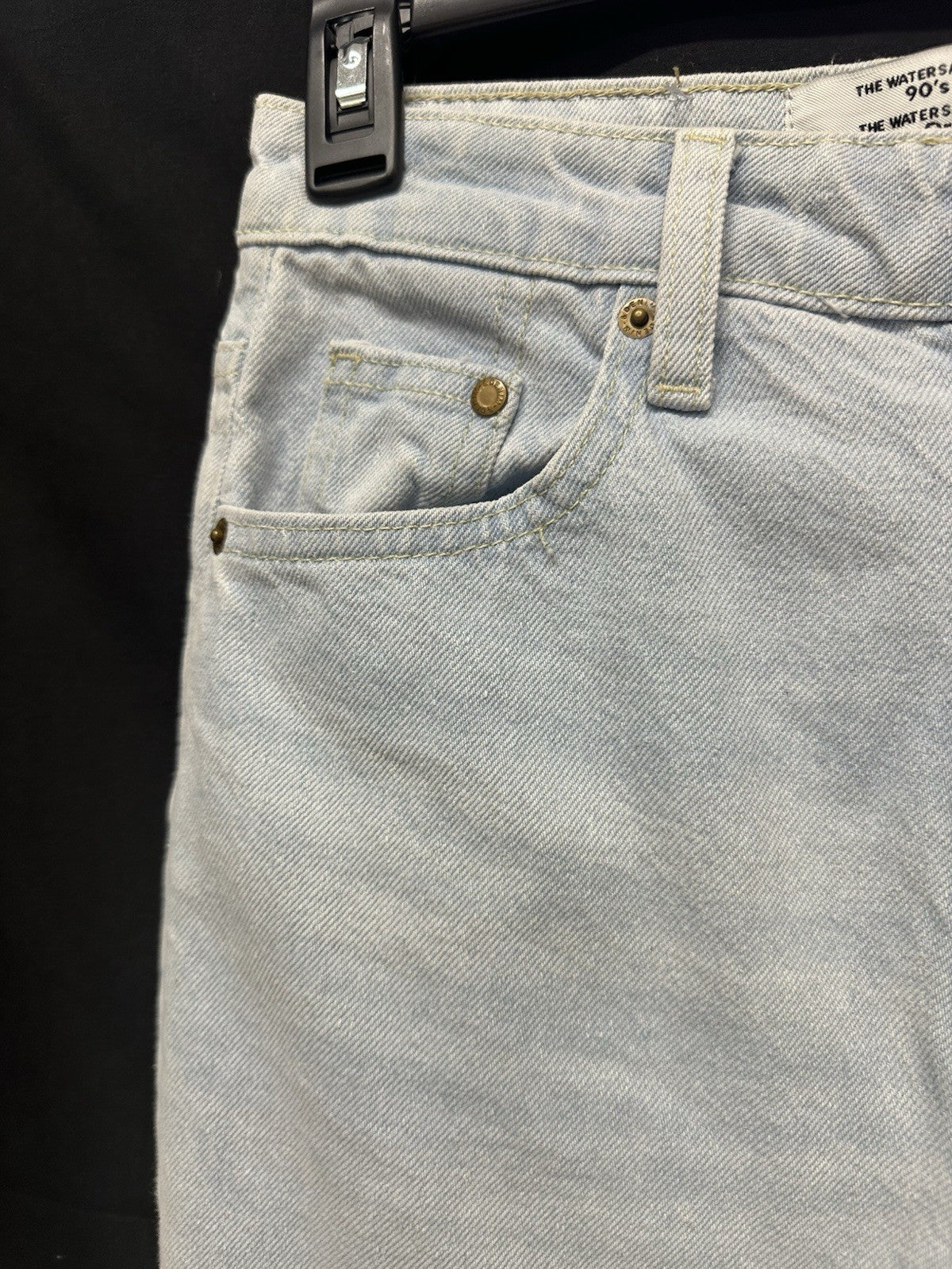 H&M &Denim US 26 90s Straight Droit 90s Water Saving Collection Wide Leg (0039)