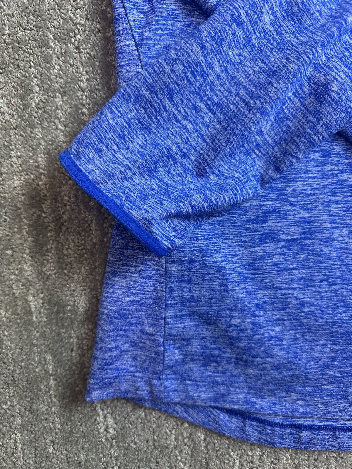 Nike Dri-Fit Running Blue Ski Mask Long Sleeve Thin Hooded Shirt Women’s Medium 