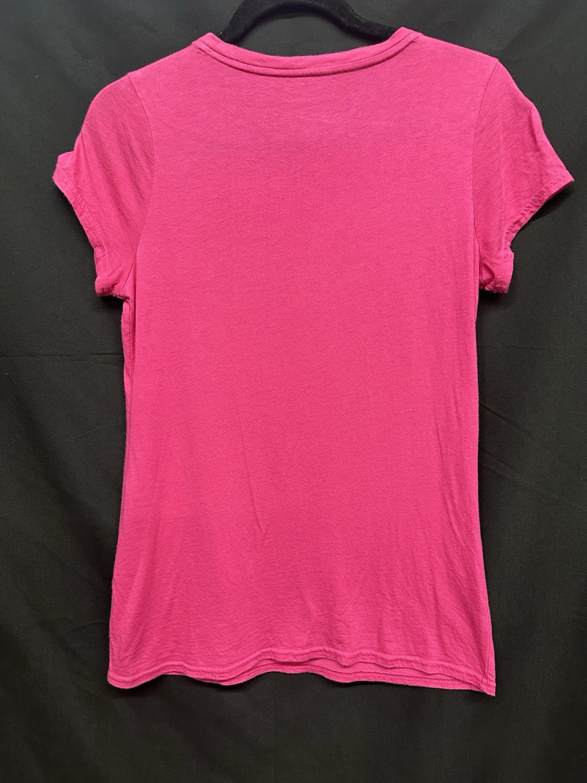 Juicy Couture Hot Pink Rhinestone Tee Shirt Y2K Size Medium 0084
