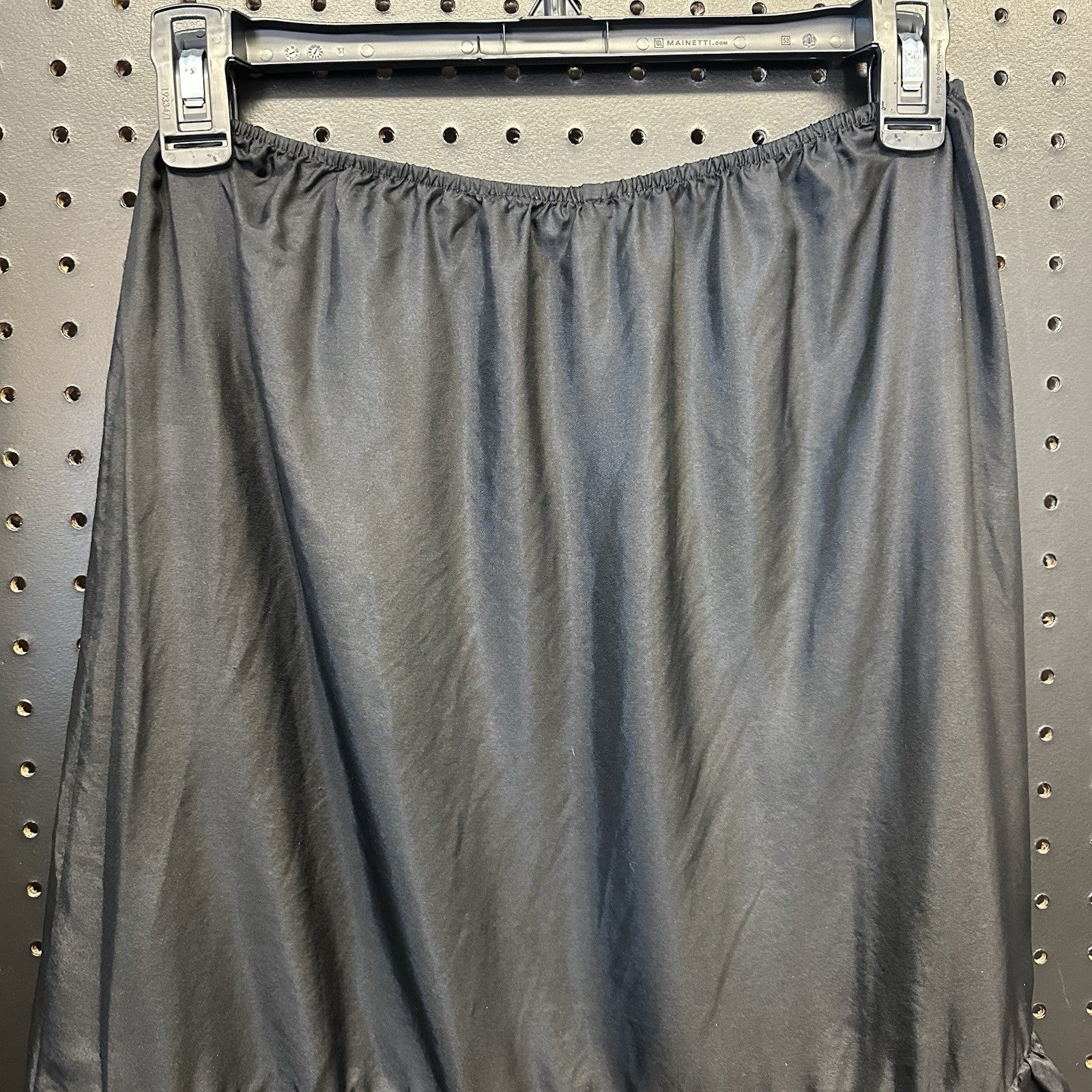 Morgan Le Fay Half Slip Waist Slip Underskirt  Black 100% Silk Small (103)