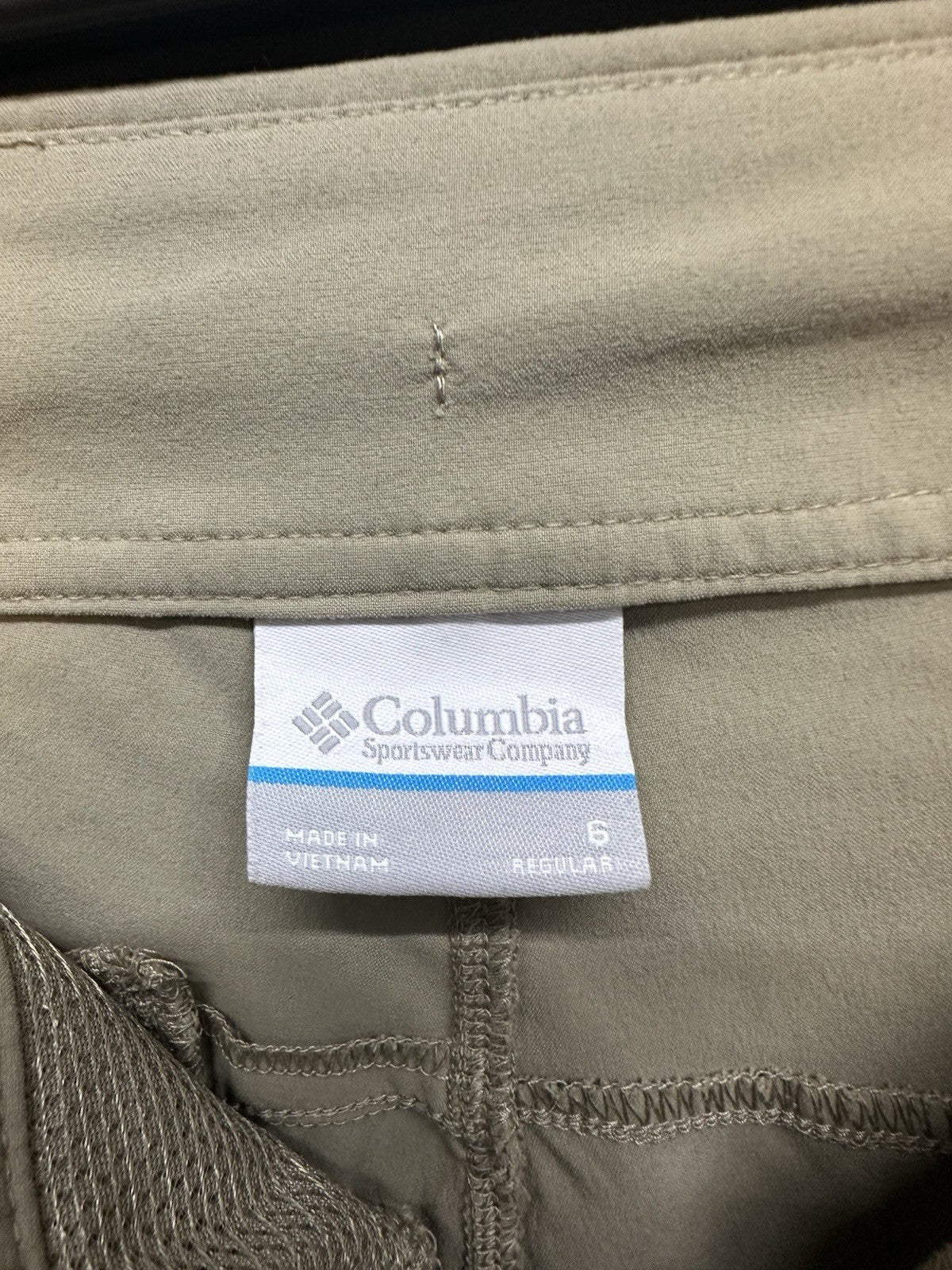 Women’s Columbia US 6 Tan Flare Drawstring Tan Pant (0004)