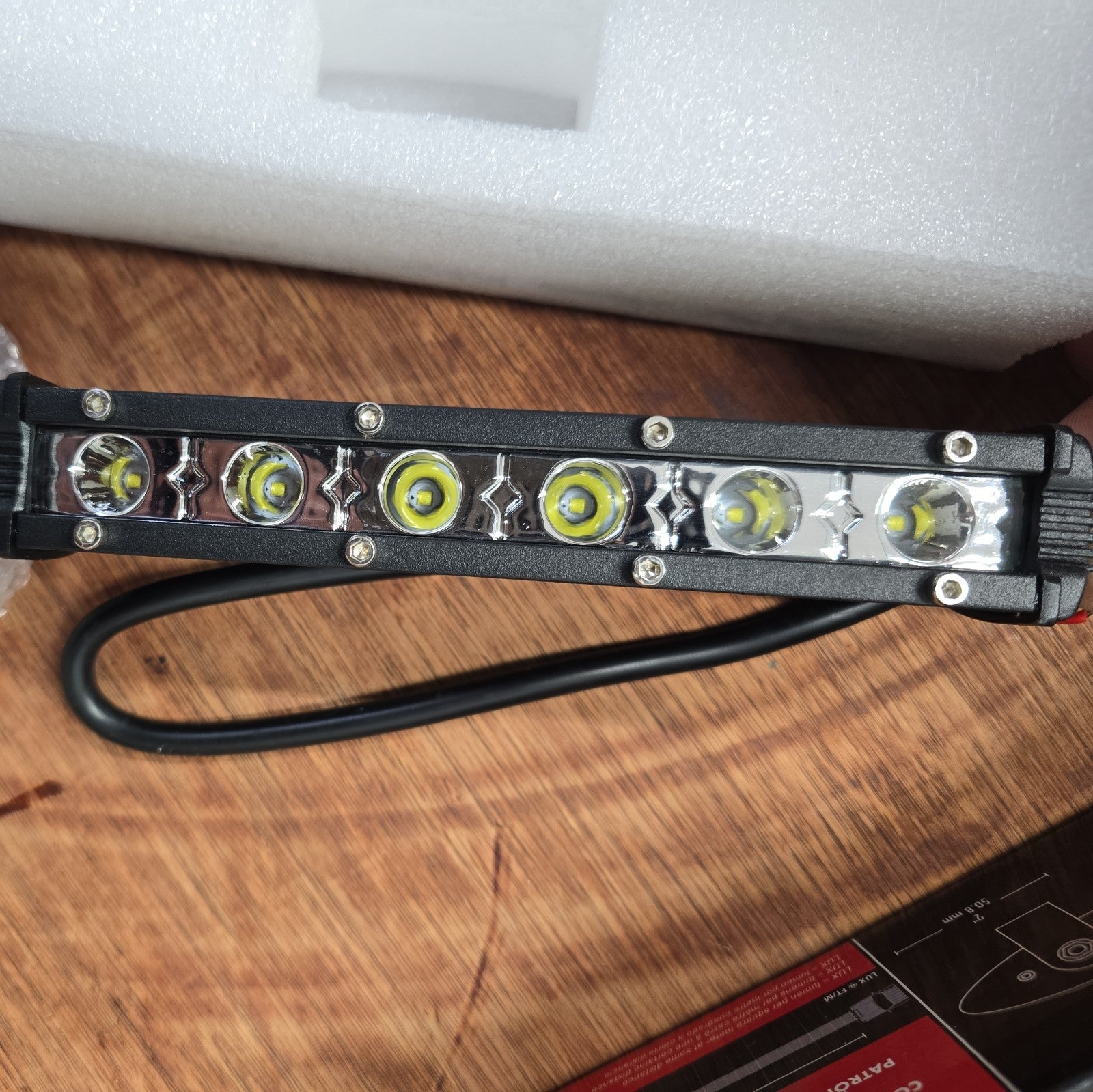 Blazer International CWL1116 6 in LED Spot Light Bar Open box 6C