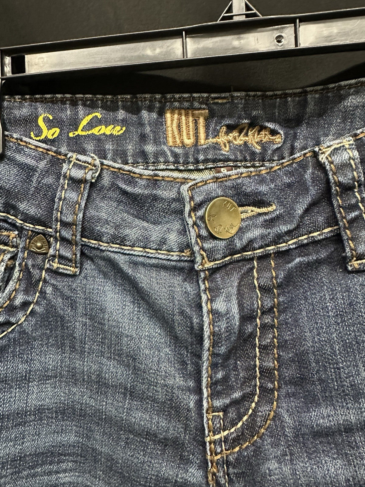 Kut From The Cloth Kate So Low Bootcut Jeans Size 6 Style KP703MC7 (0006)