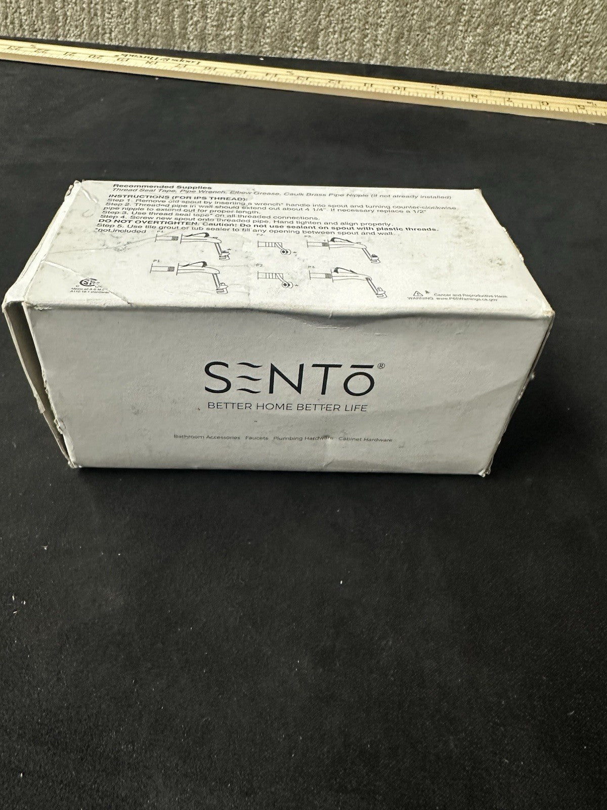 Sentó Diverter Spout 1/2” Copper Pipe Finish Oil Rubbed Bronze (6b)