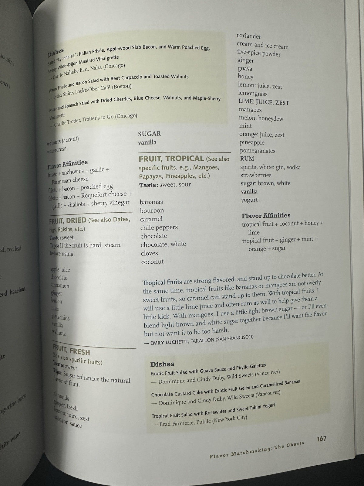 The Flavor Bible, Hardcover book, by Andrew Dornenburg, K. Page 10C
