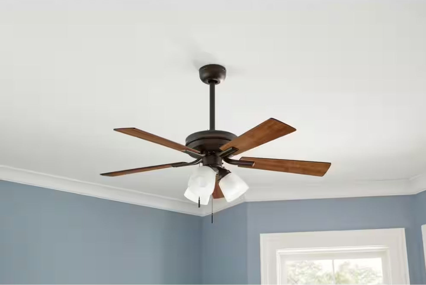 Hampton Bay Sinclair II 44 in. Indoor Oil Rubbed Bronze LED Ceiling Fan 20A