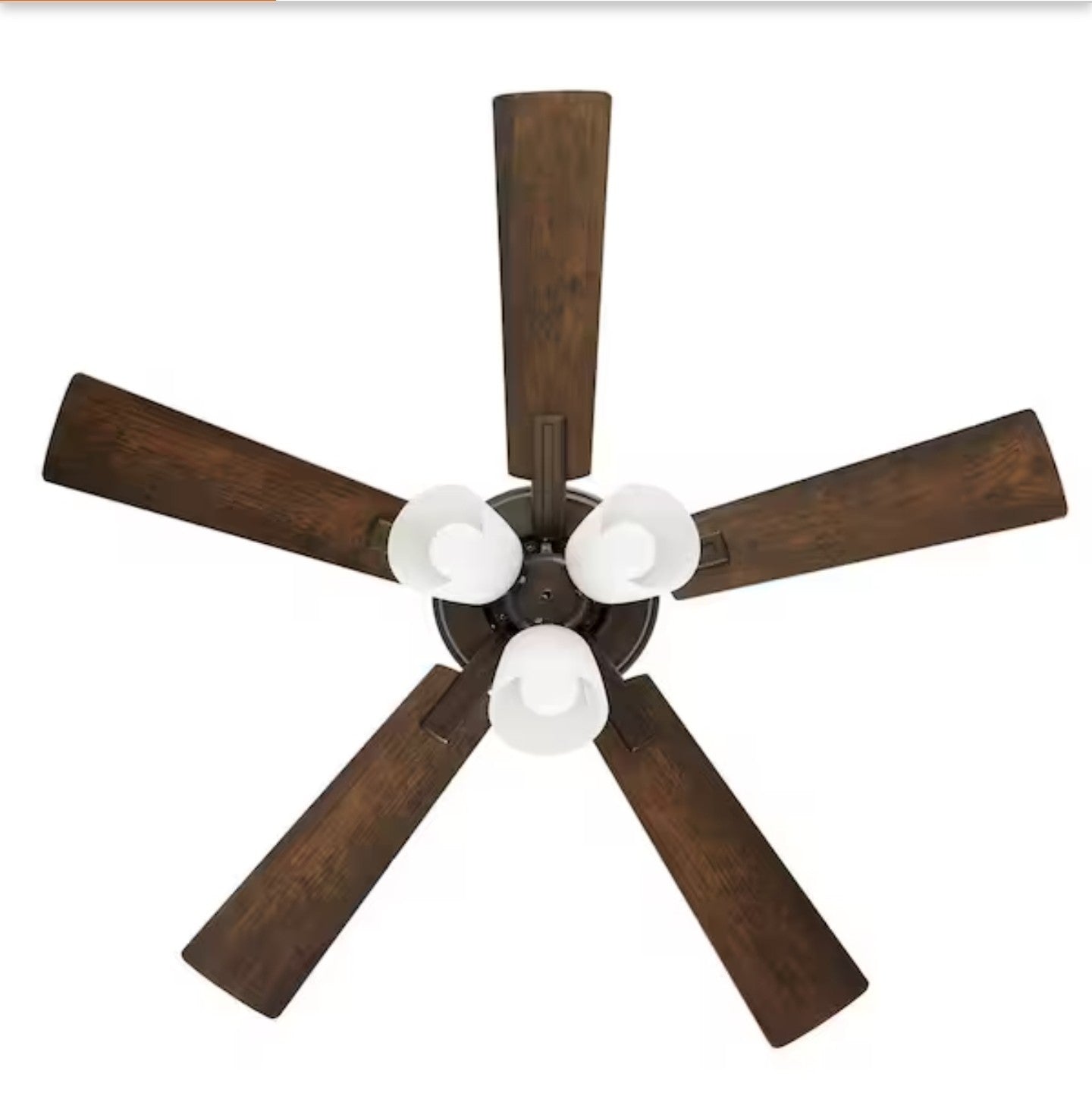 Hampton Bay Sinclair II 44 in. Indoor Oil Rubbed Bronze LED Ceiling Fan 20A