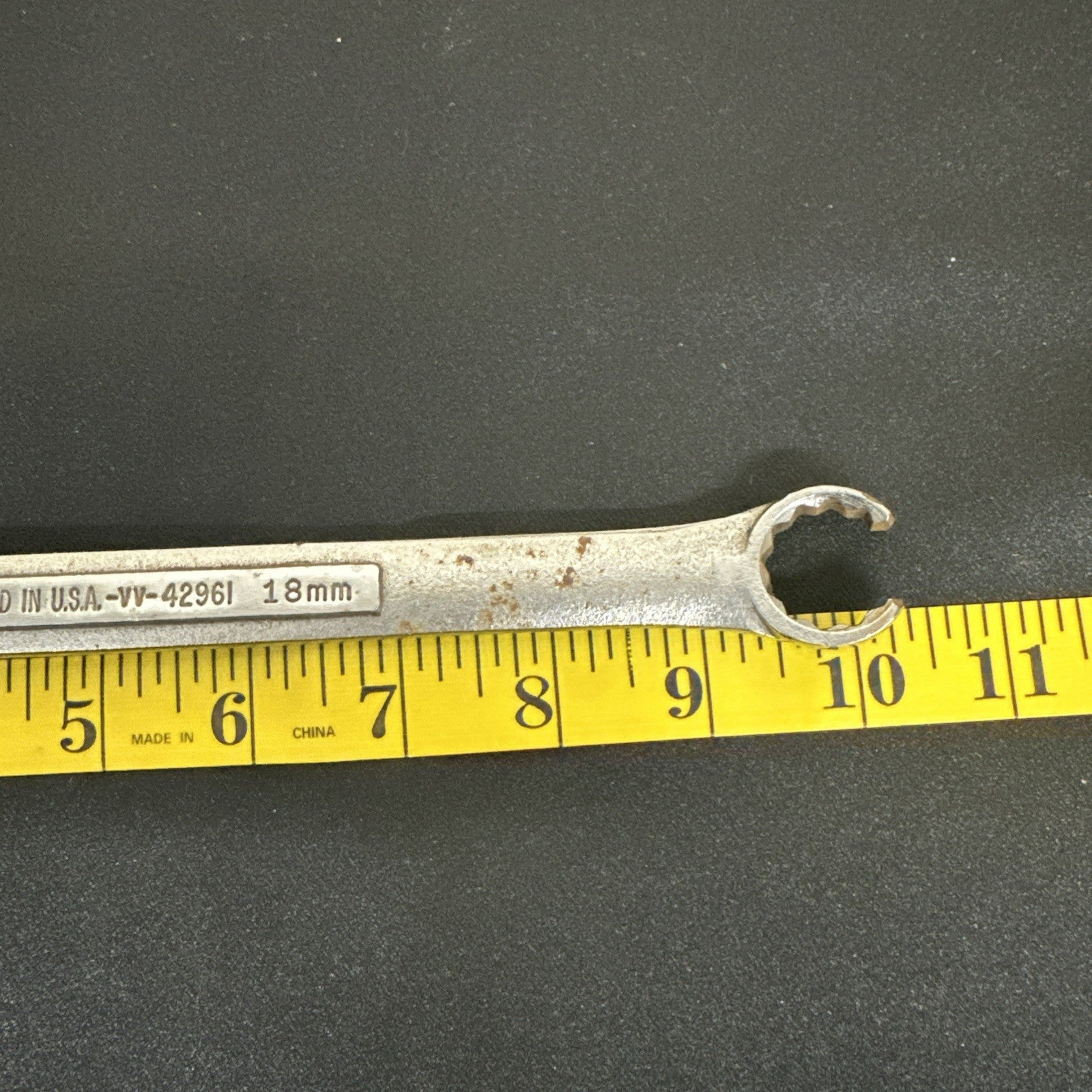 Craftsman 16mm X 18mm 12 Point Box End Wrench -VV- 42961 - USA