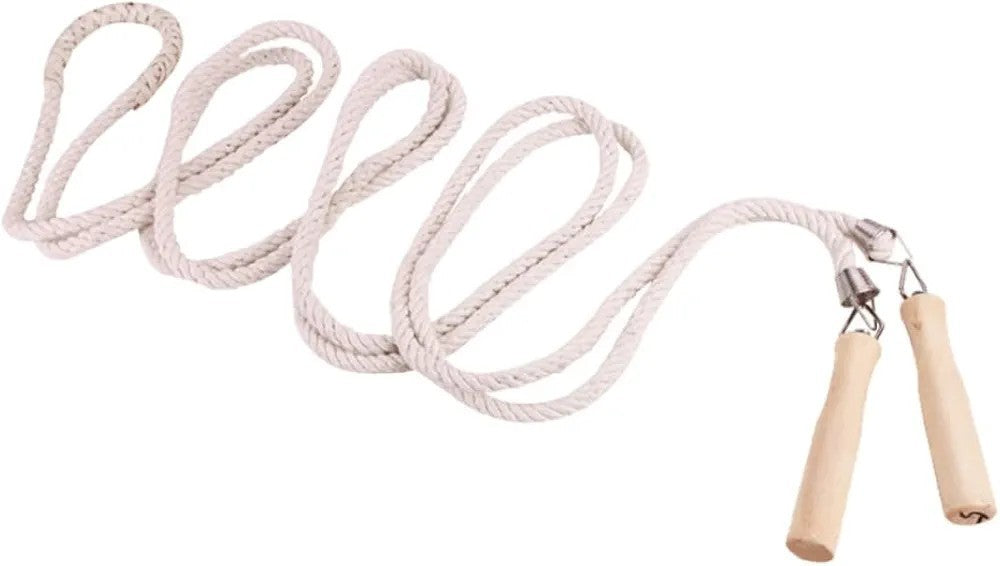 Jumprope Vintage  Style Sturdy Cotton Linen Comfortable Grip