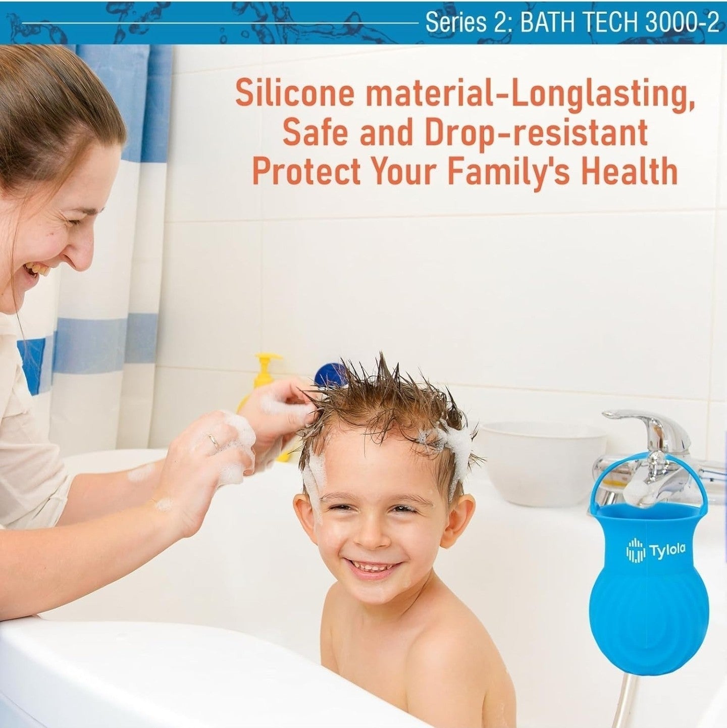 Tylola Bathtub Faucet Ball Water Filter. Zeolite Detox-Ionic Detox Bath 7A
