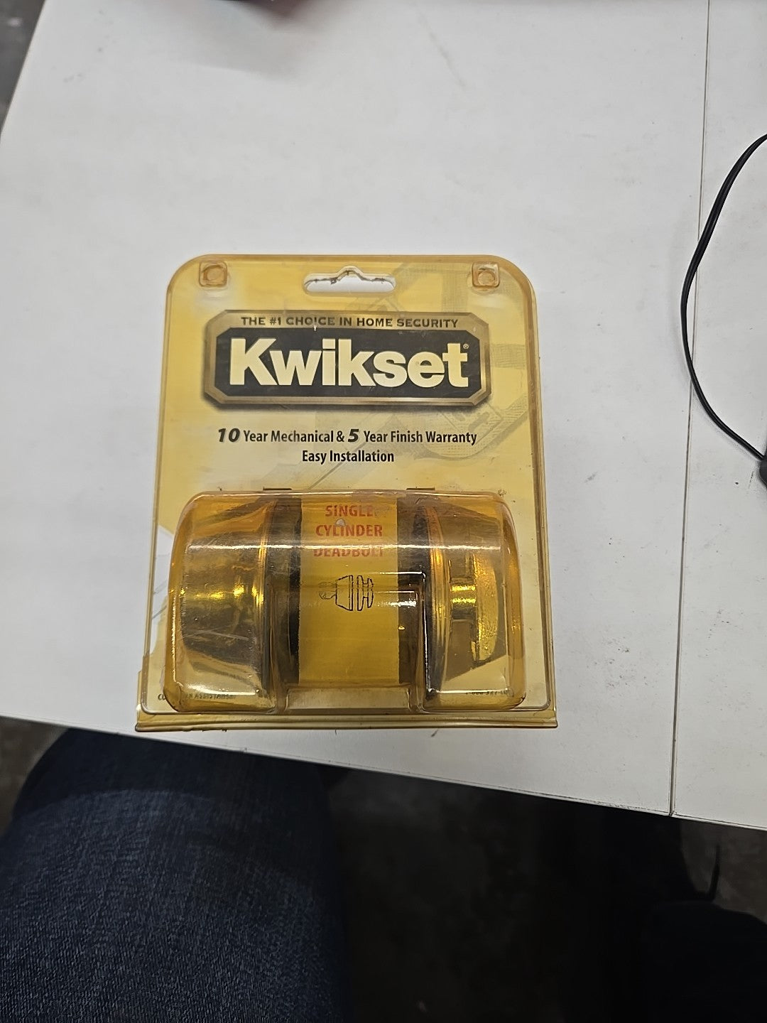 Deadbolt, Kwikset single cylinder,  #660 & 665 8B