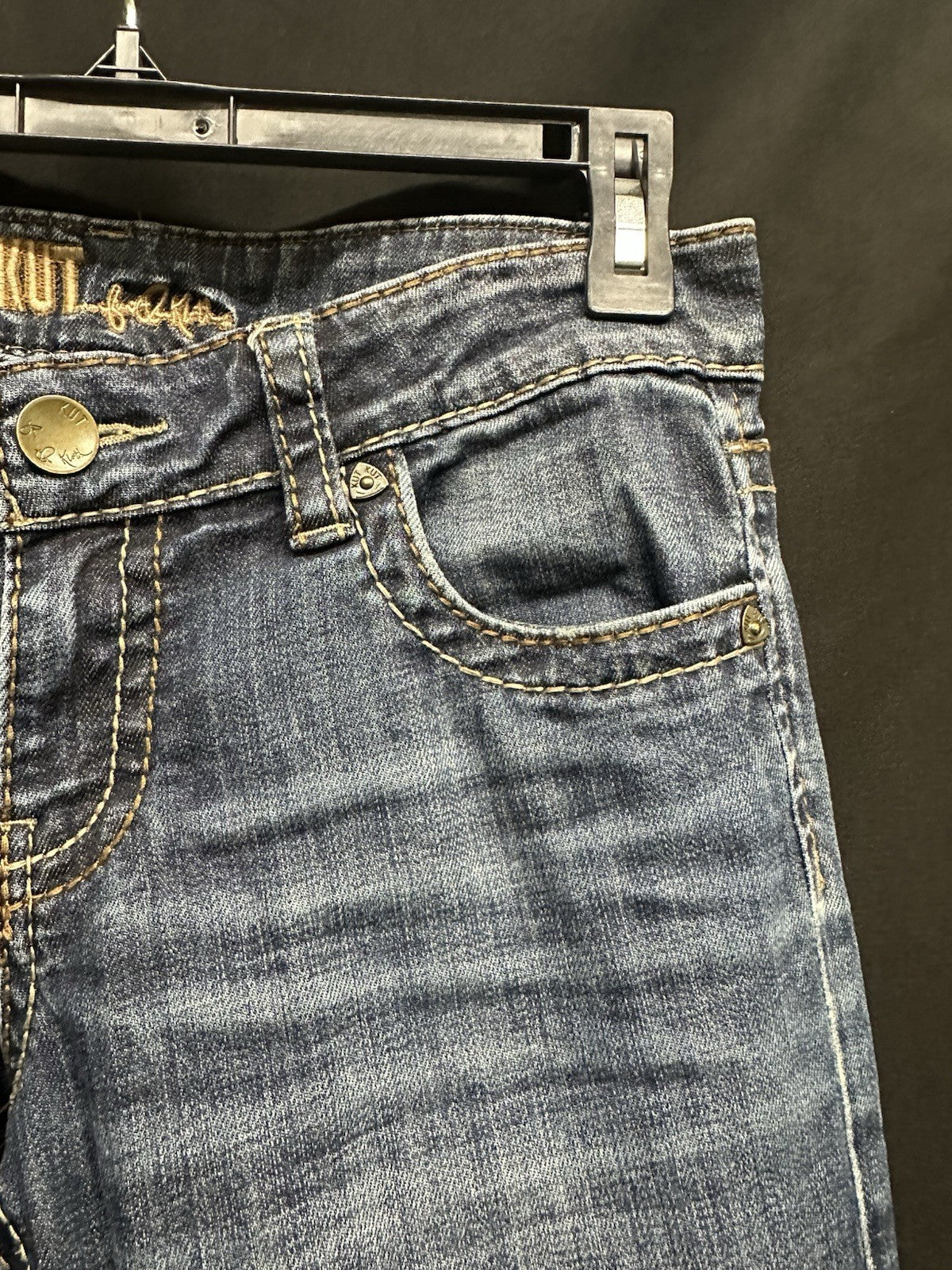 Kut From The Cloth Kate So Low Bootcut Jeans Size 6 Style KP703MC7 (0006)