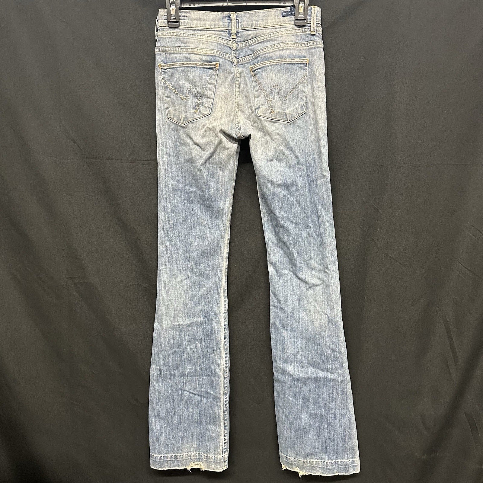 Citizens Of Humanity Hutton Wide Leg Women’s Size 27 Blue Denim Made In USA 0087