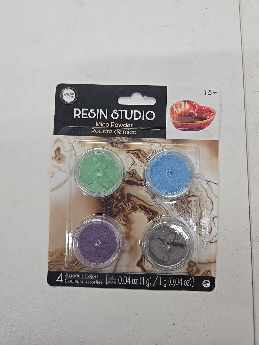 Color Flow Resin Studio Mica Powder 4 Colors NEW Fast Shipping