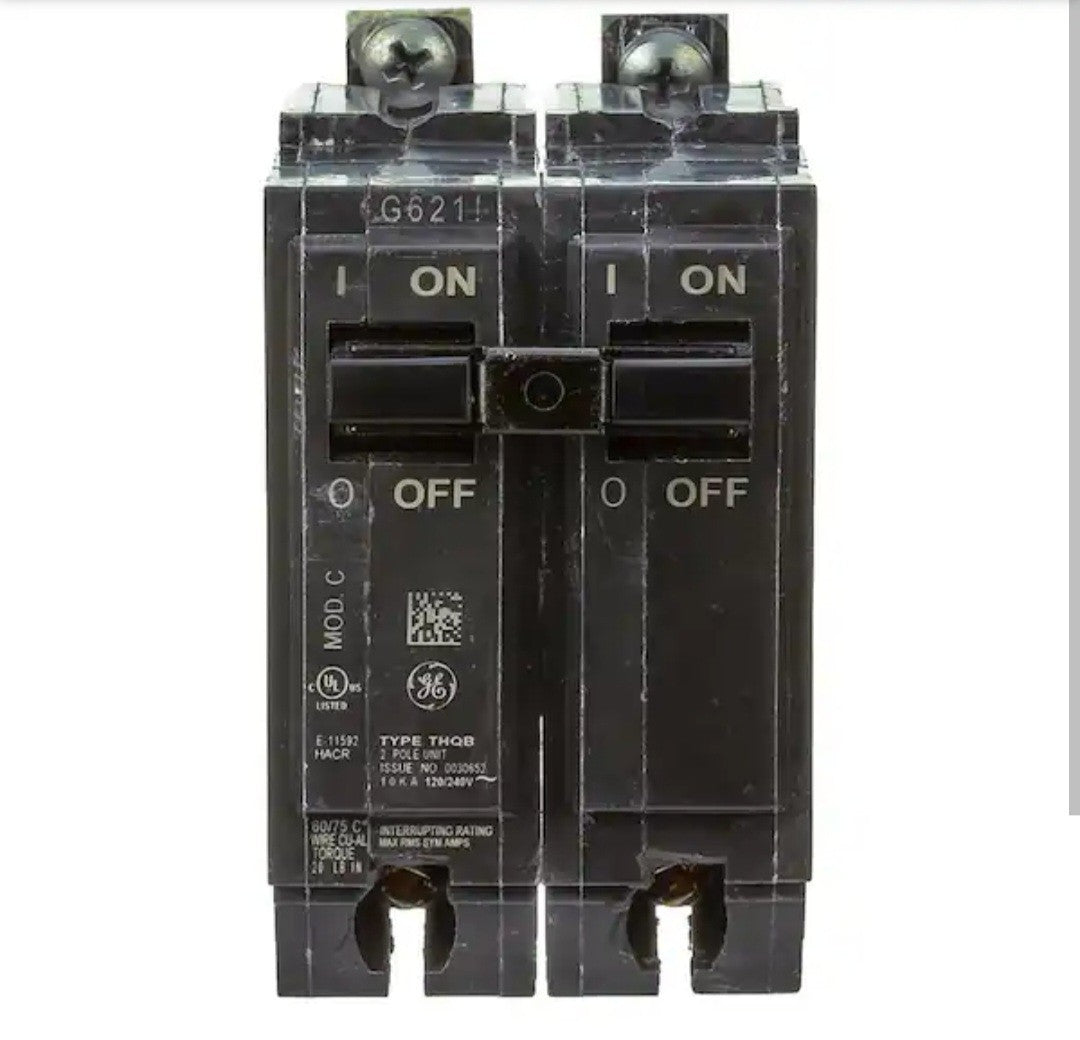 GE ABB60 Amp Double Pole Bolt-On Breaker (THQB2160) 7E