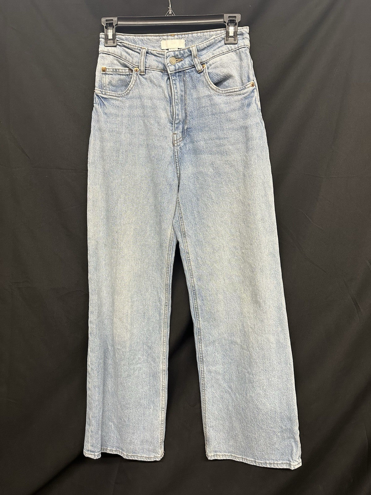 Women’s H&M High Rise Wide Leg Jeans US 2   (0009)