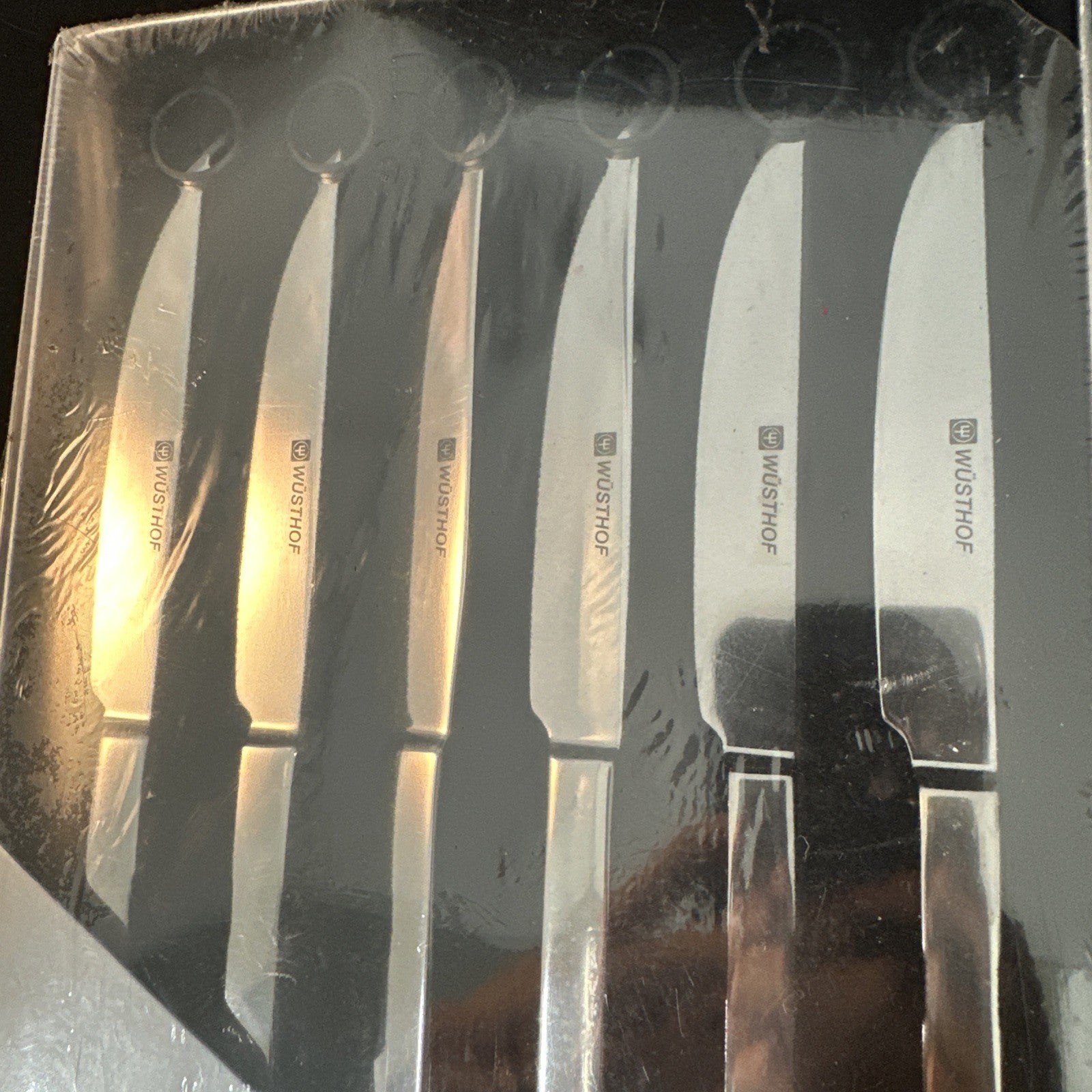 Wusthof Stainless 6pc Steak Knife Set New In Box 6C