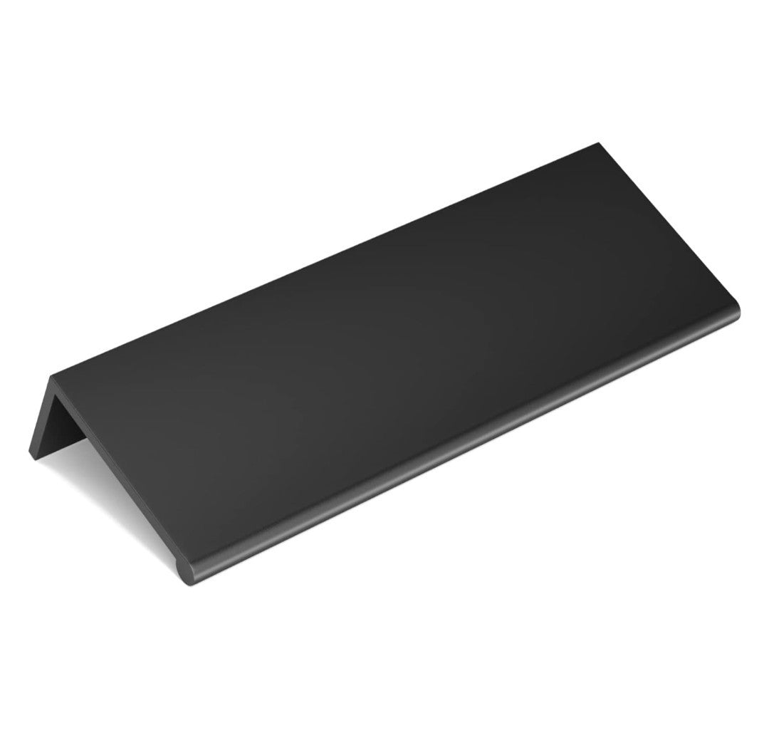 goldenwarm 10 Pack Black Finger Edge Pulls Drawer, 3 in Hole Center 15C