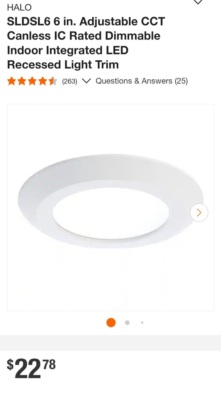 Halo Adjustable CCT Canless IC Rated Dimmable Indoor Integrated LED 12B