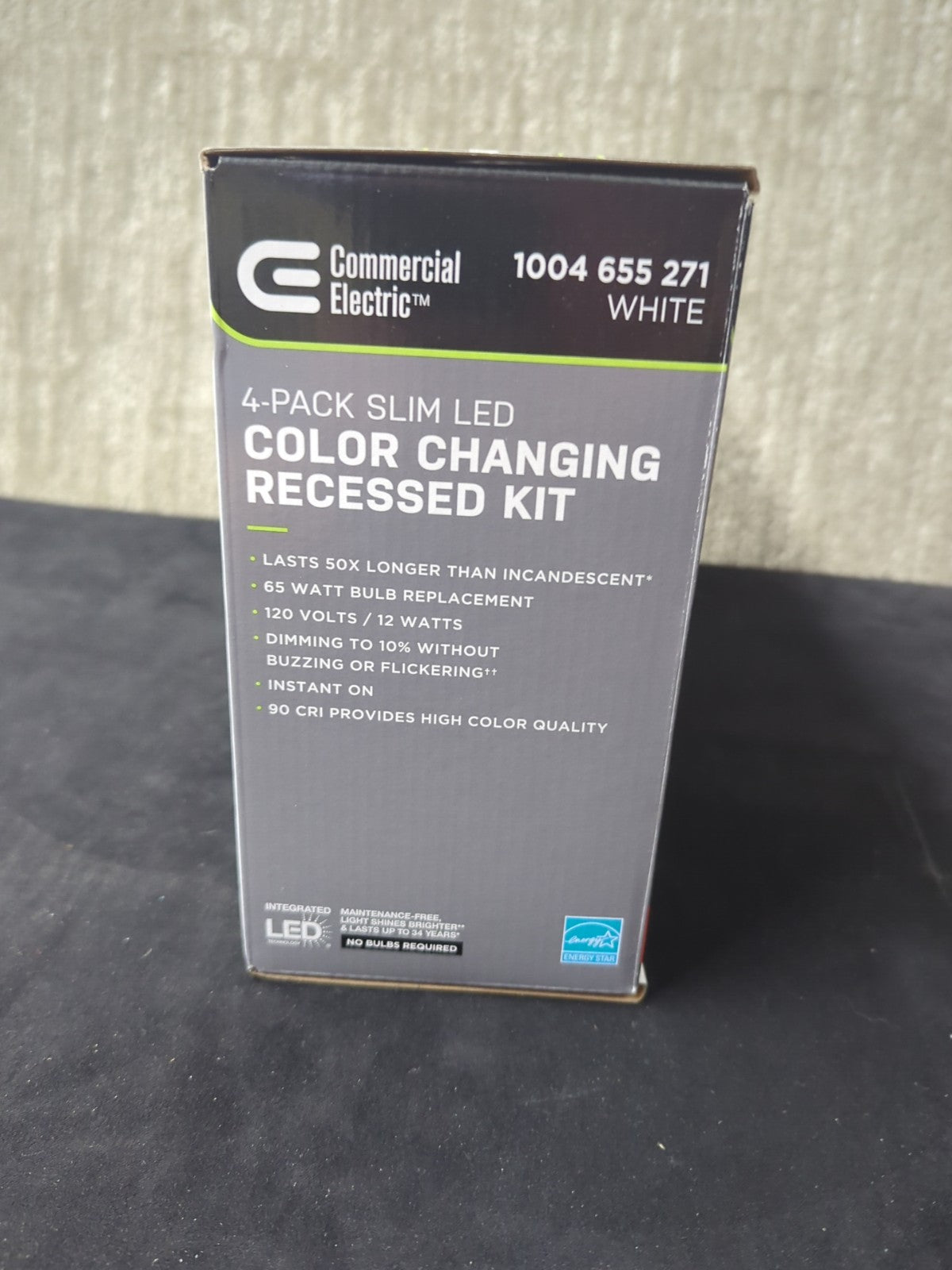 Commercial Electric Ultra Slim 6in. Adjustable CCT Canless New Construction 4PK
