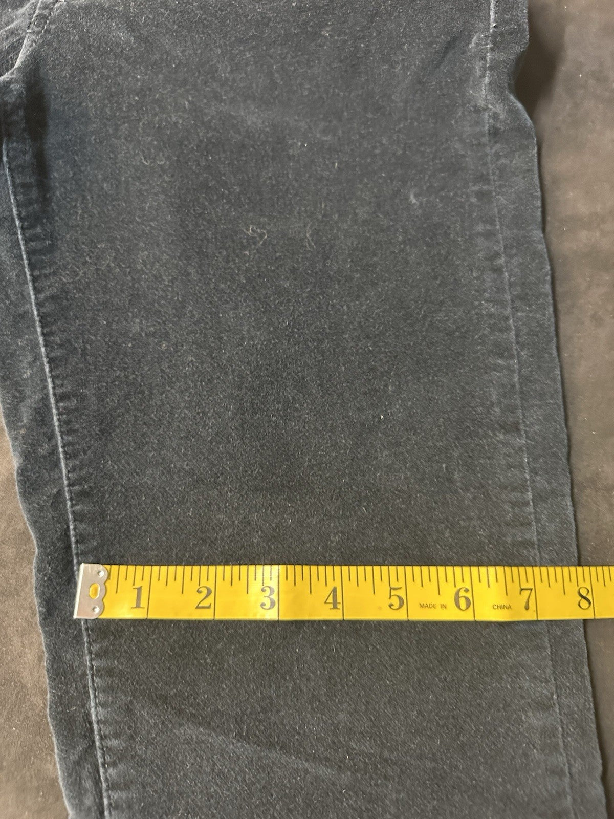 Banana Republic Women's Size 29 Velvet Pants Skinny Ankle Zipper Navy (0003)