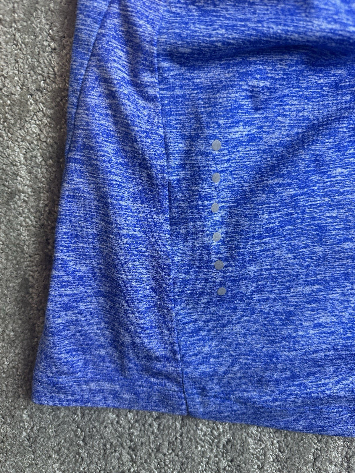 Nike Dri-Fit Running Blue Ski Mask Long Sleeve Thin Hooded Shirt Women’s Medium 