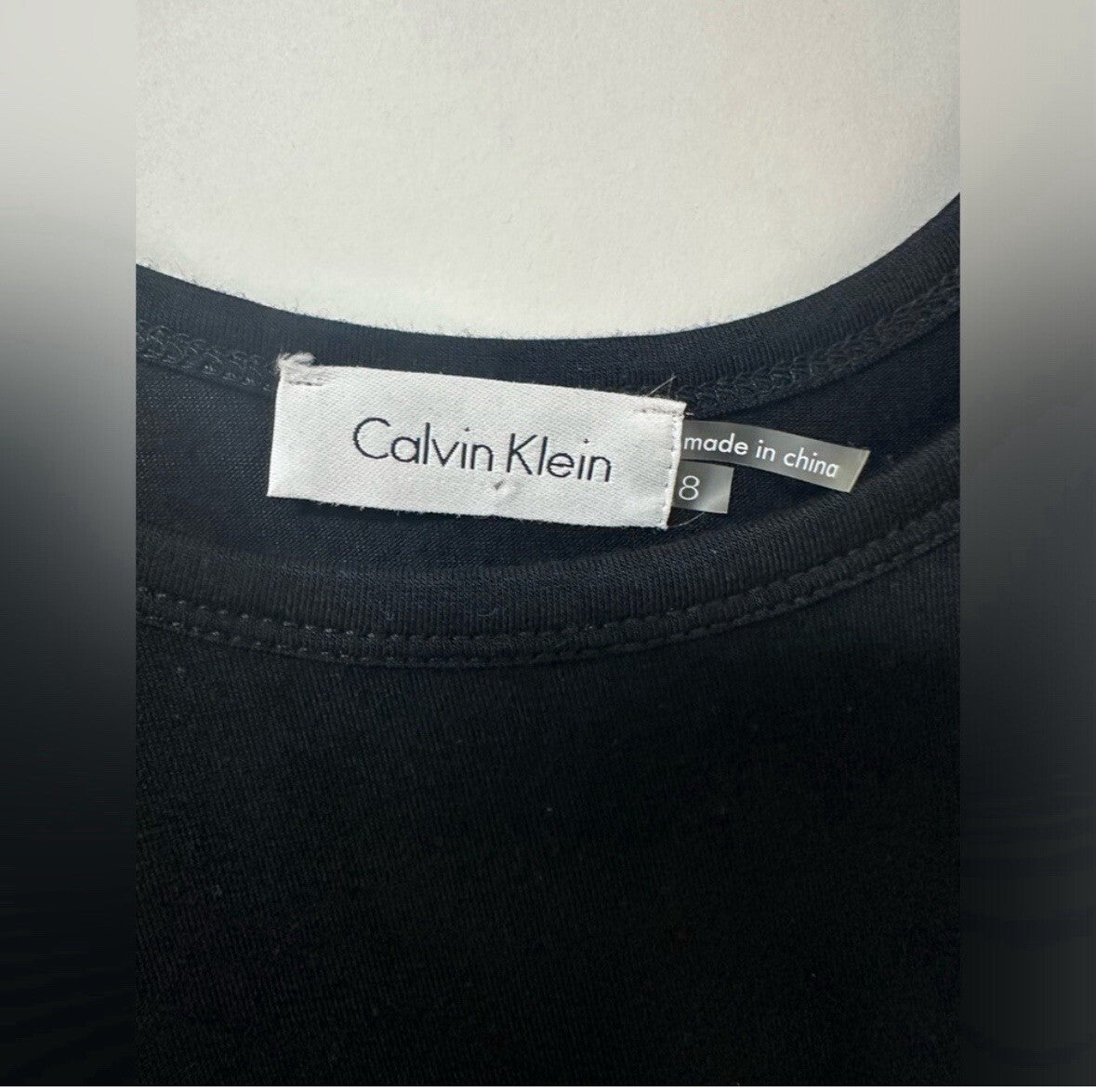 Calvin Klein Black Sleeveless Dress Size 8 3.1