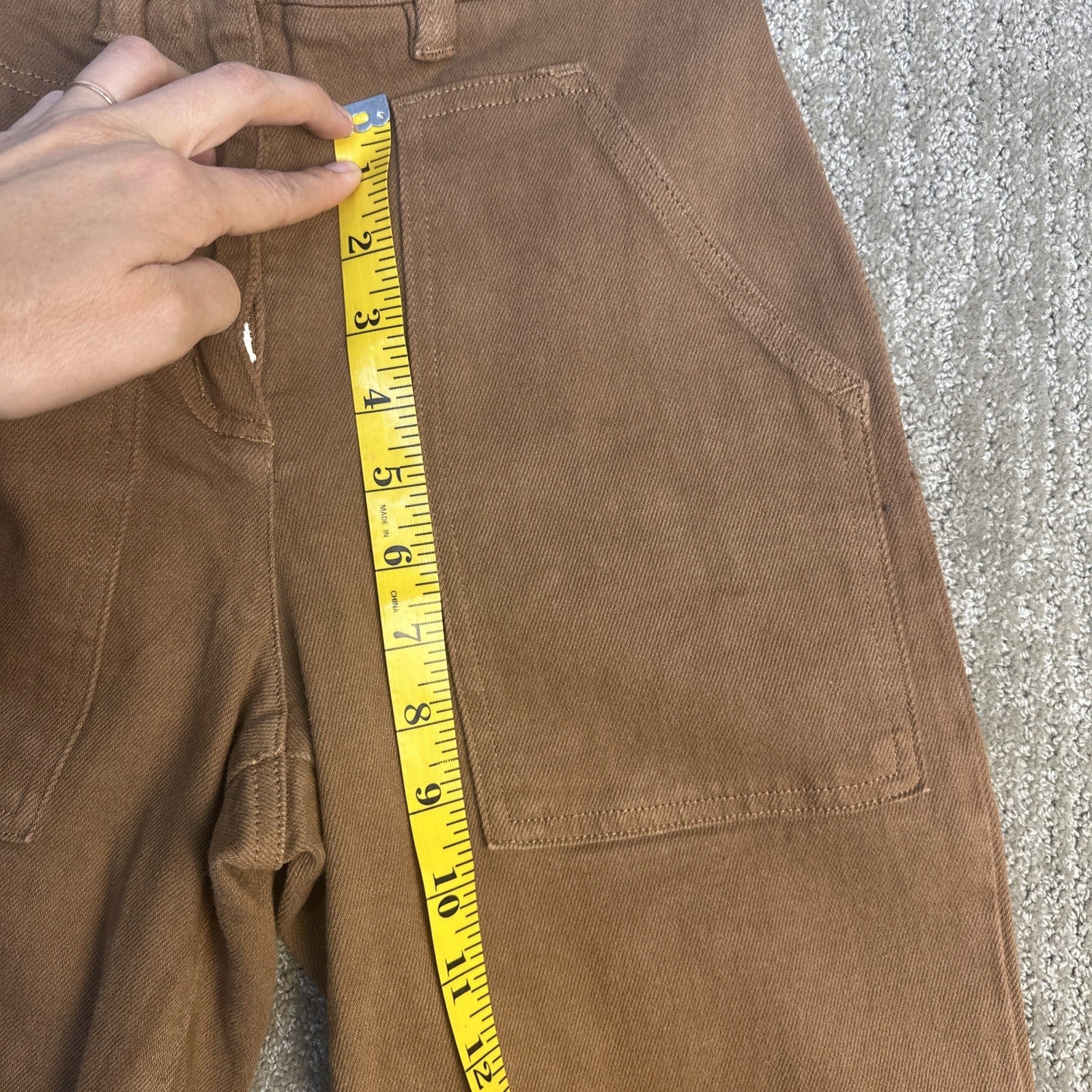 Aritzia Wilfred Free Riley Carpenter Pants Gold/Brown Size 00     (2.2)