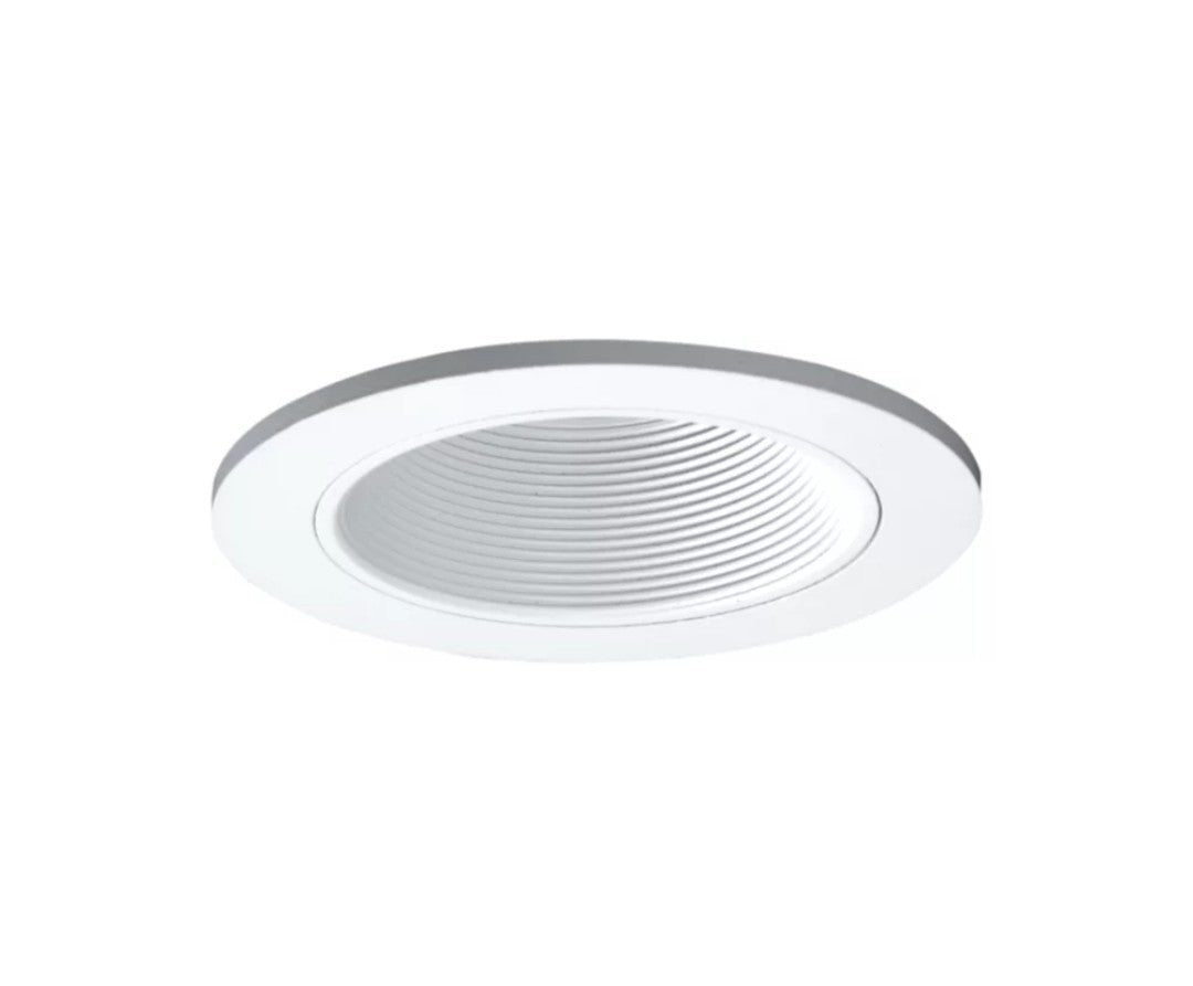 Cooper Lighting HALO 3 in White Recessed Ceiling Light Adjustable Baffle Trim 4D
