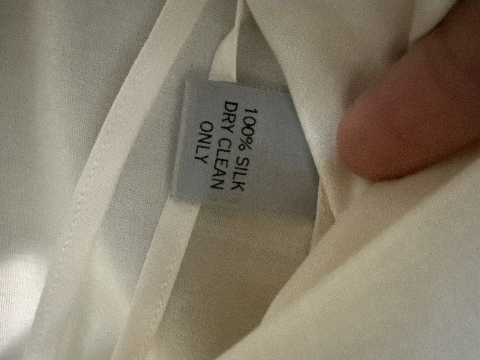 Morgane Le Fay New York 100% Silk Ivory Slip Skirt Women’s Small Minimalist Cut