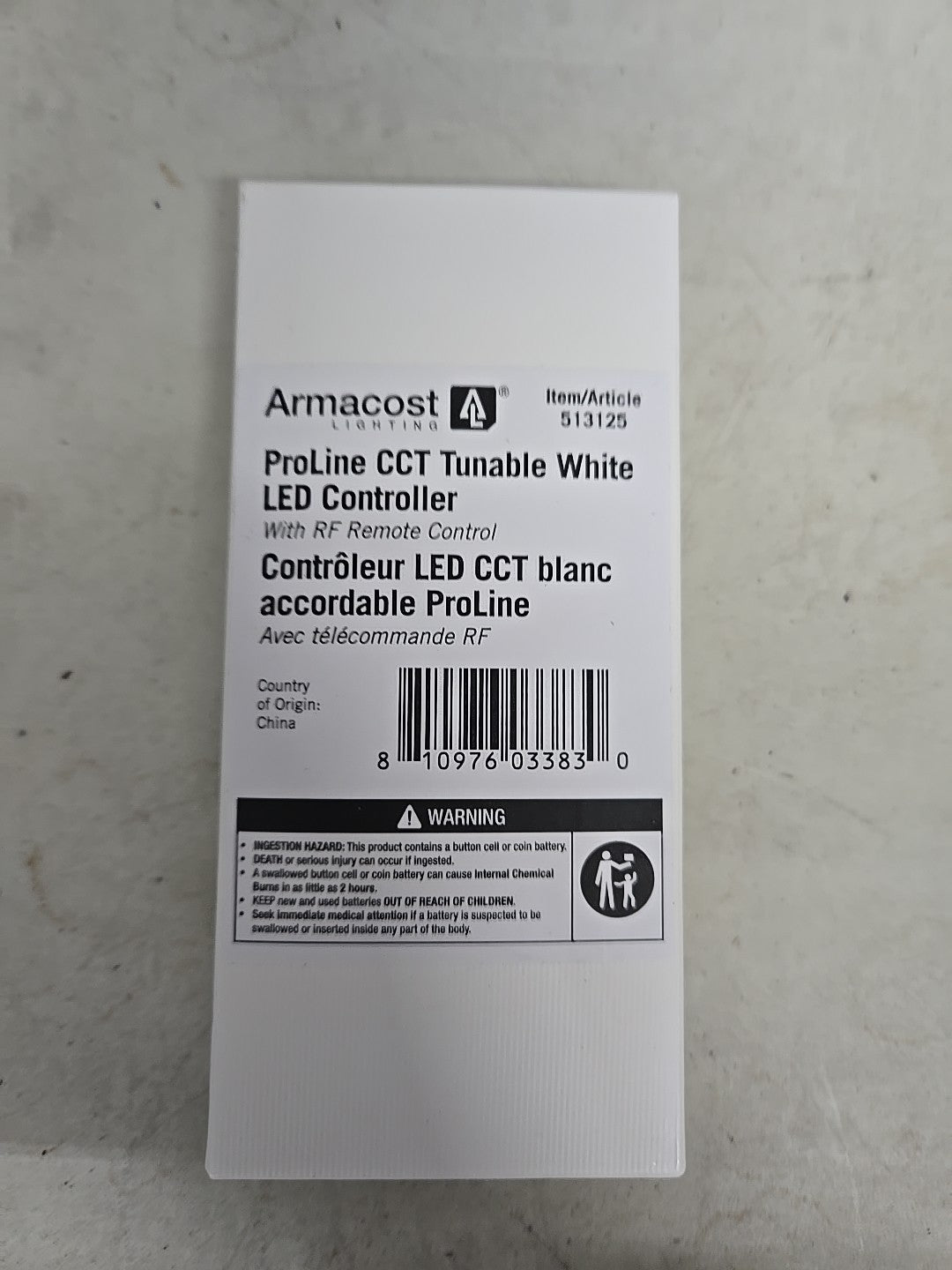 Armacost Lighting ProLine CCT Tunable White Lighting LED Controller 513125 4B