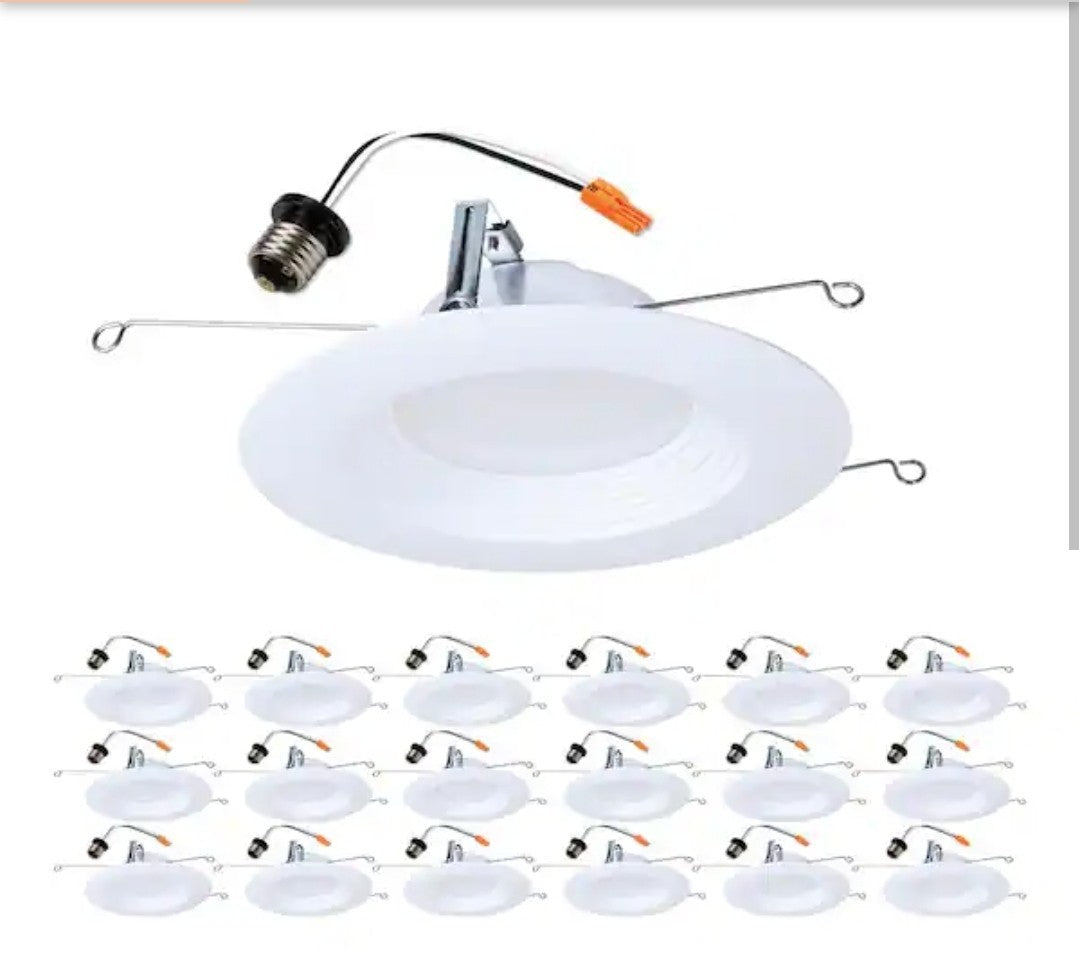 HALO LTE 5/6 in. Integrated LED Recessed Trim Housing (12-Pack) 19A