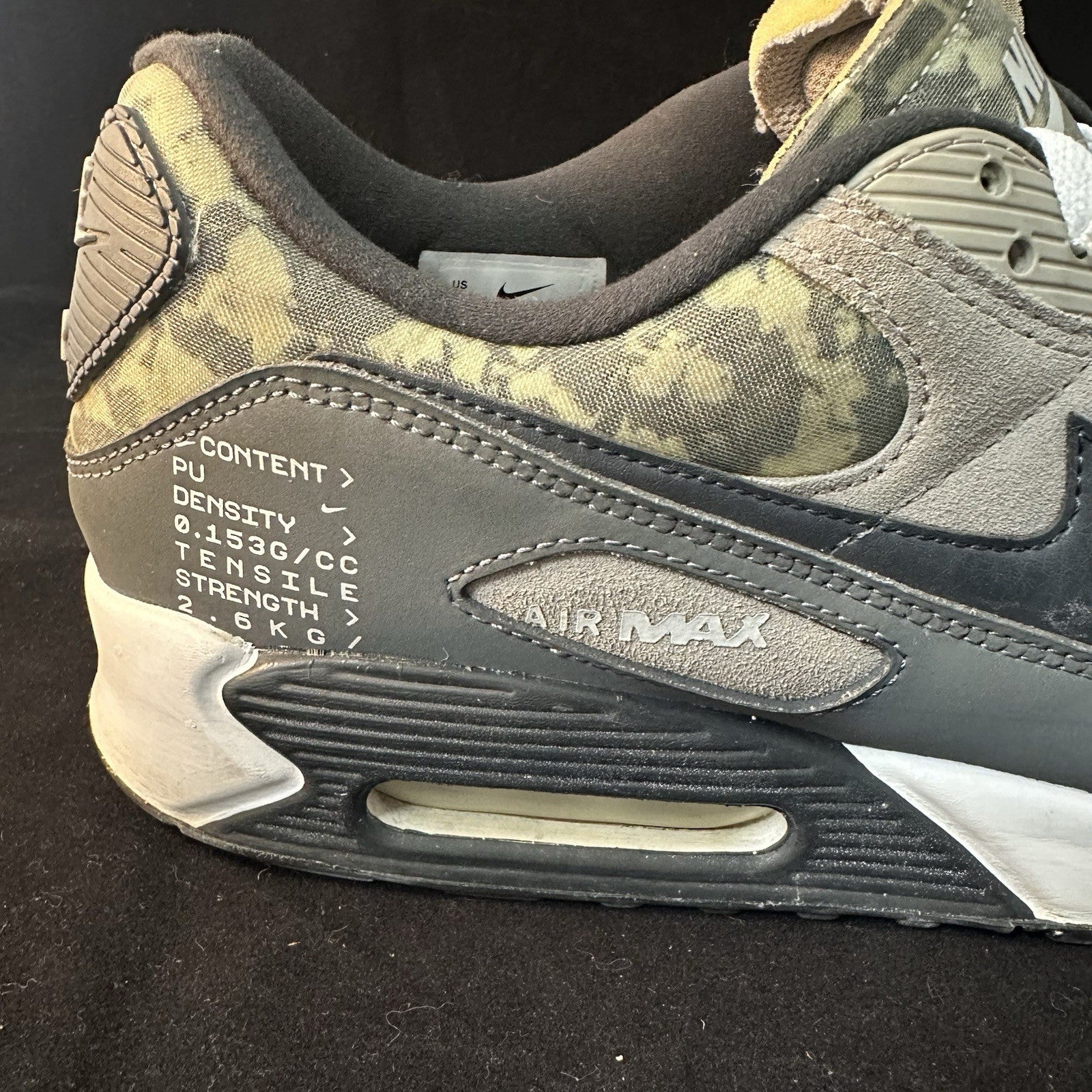 Nike Air Max 90 SE Enigma Stone - Iron Grey/White (CT1688-001) Mens Size 12