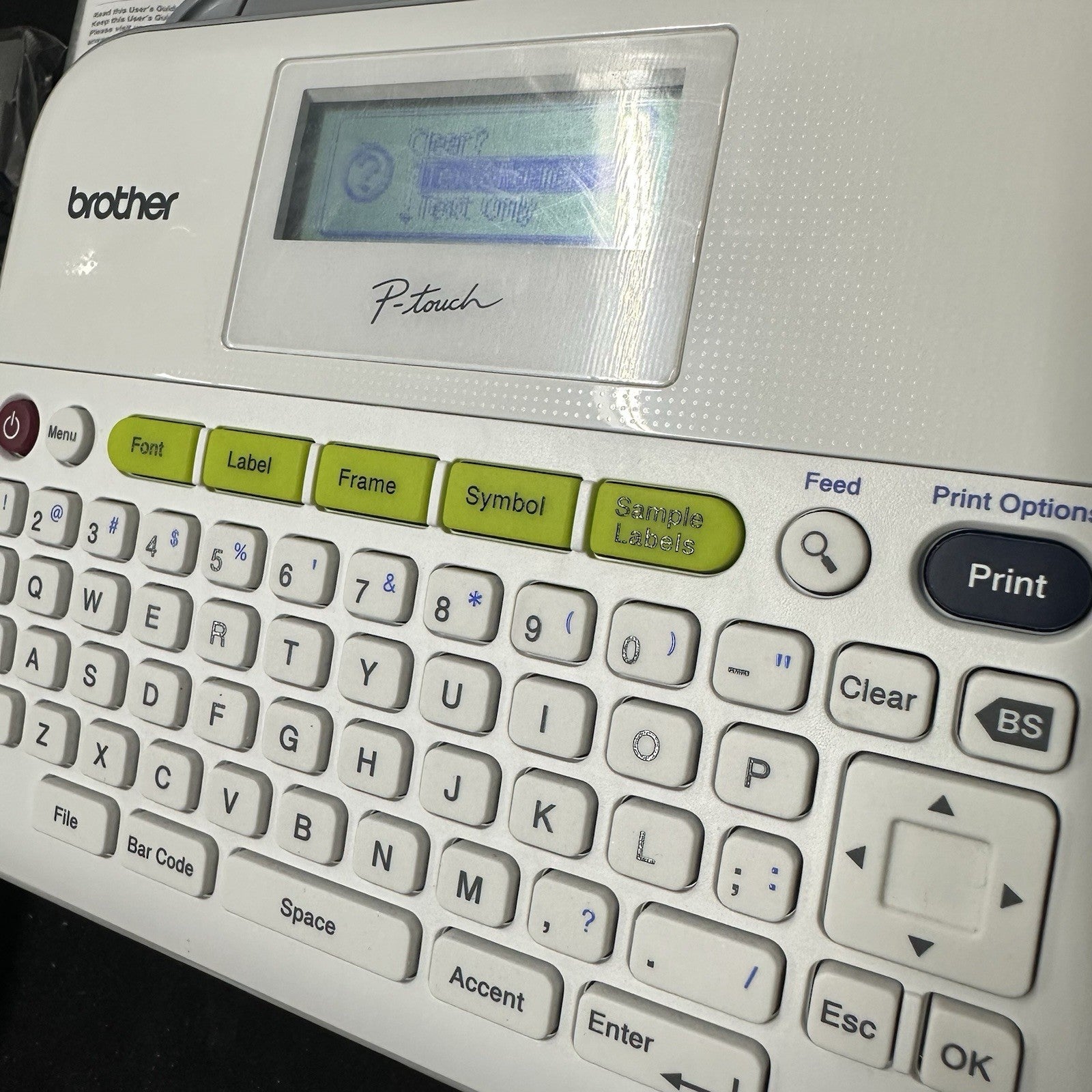 Brother Electronic Label Maker P-Touch PT-D400 Versatile Compact & Cassette Tape