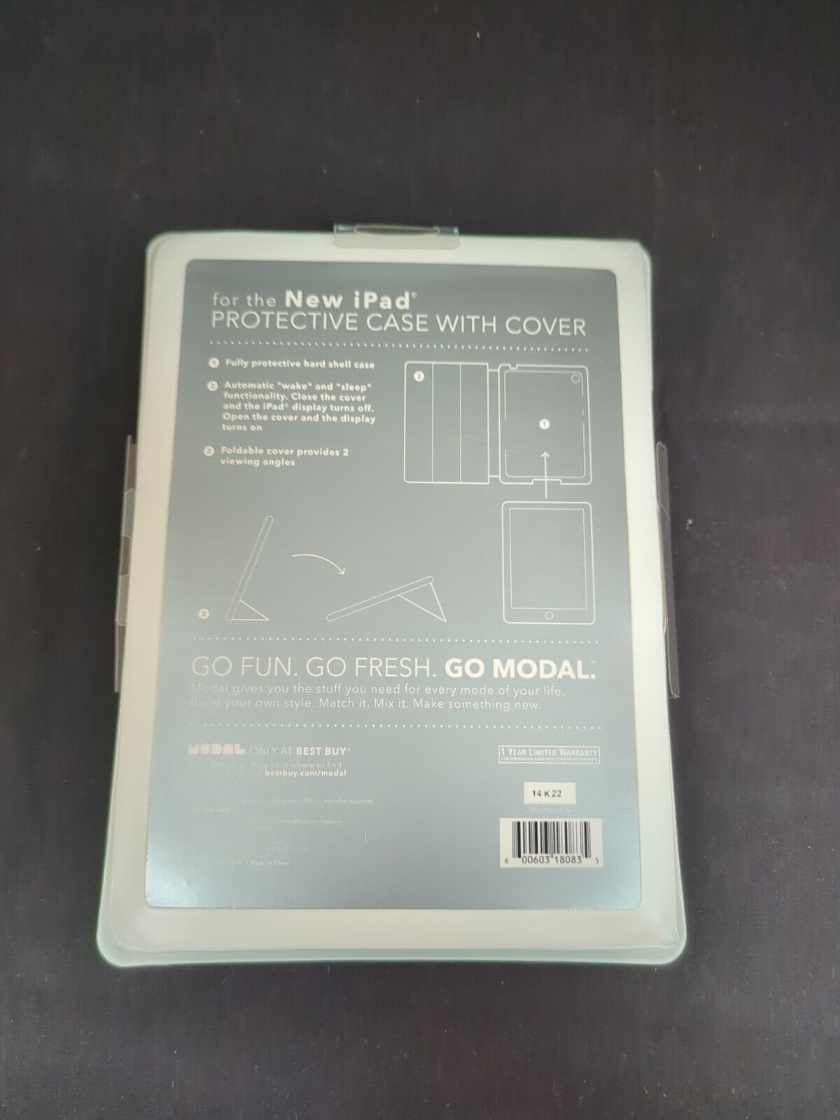 Modal iPad Protective Case With Cover Blue