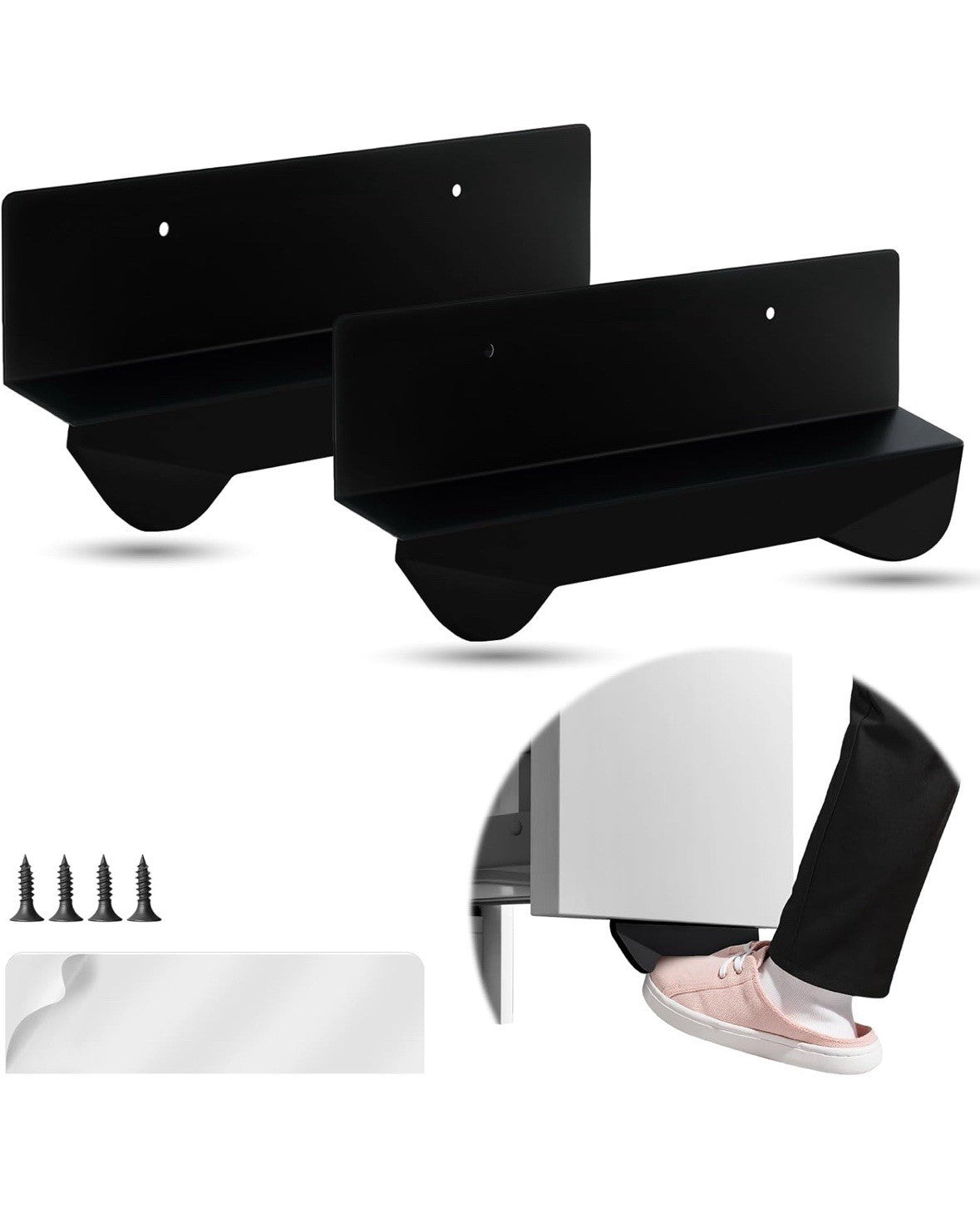 Gaodexin 2-in-1 Cabinet Foot Pulls 2-Pack (6b)