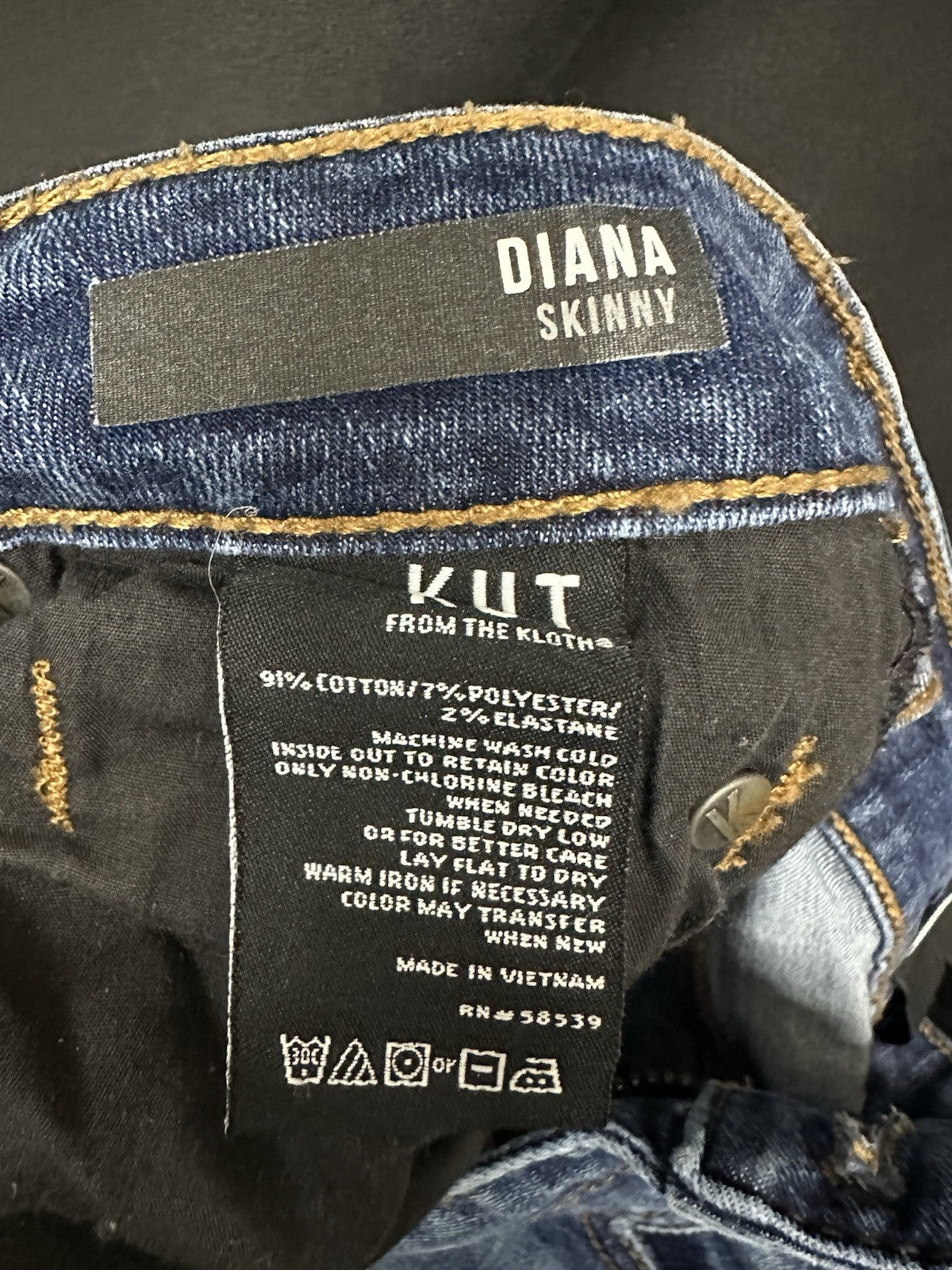 Kut From The Kloth Women’s Jeans Diana Skinny US 4 (0017)