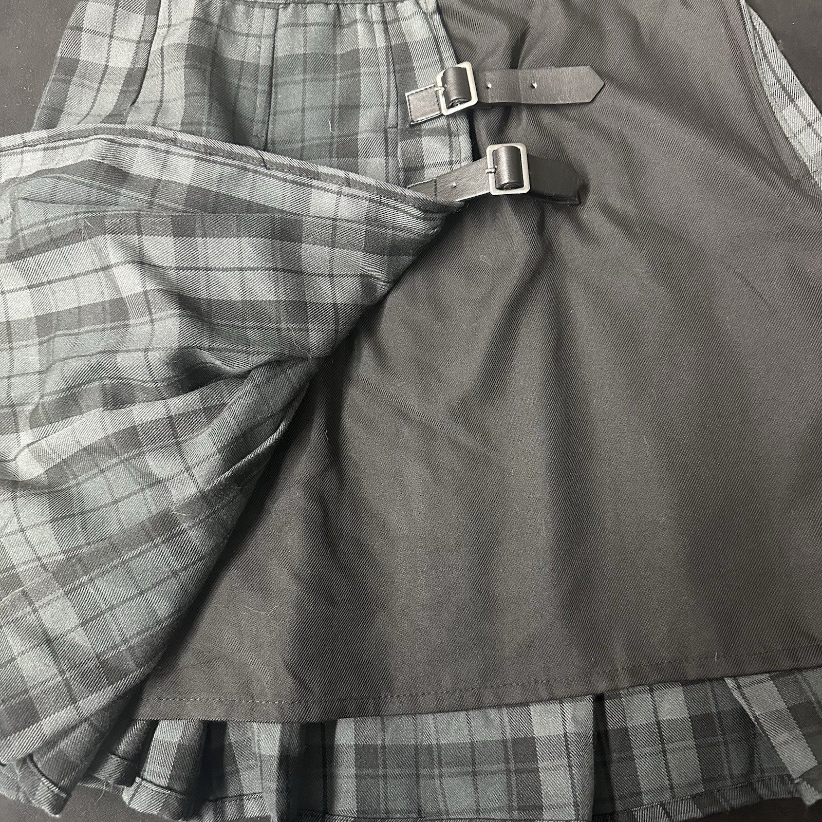 Hot Topic Plaid Goth Punk Rock Metal Mini 90s Y2K Skirt Women’s Small 0096