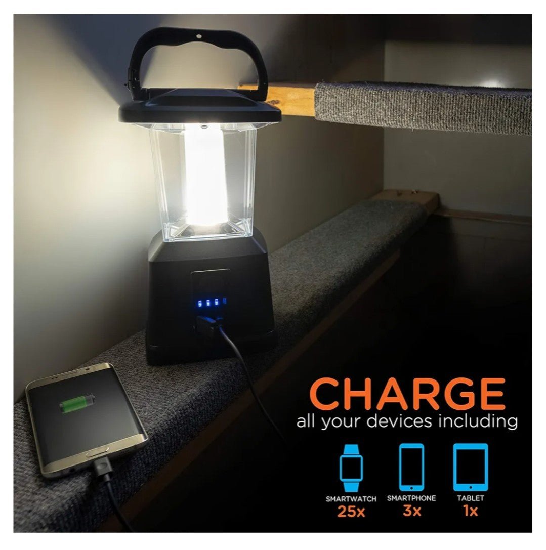 Enbrighten LED Camping Lantern, Battery Powered, Carabiner Handle 5D