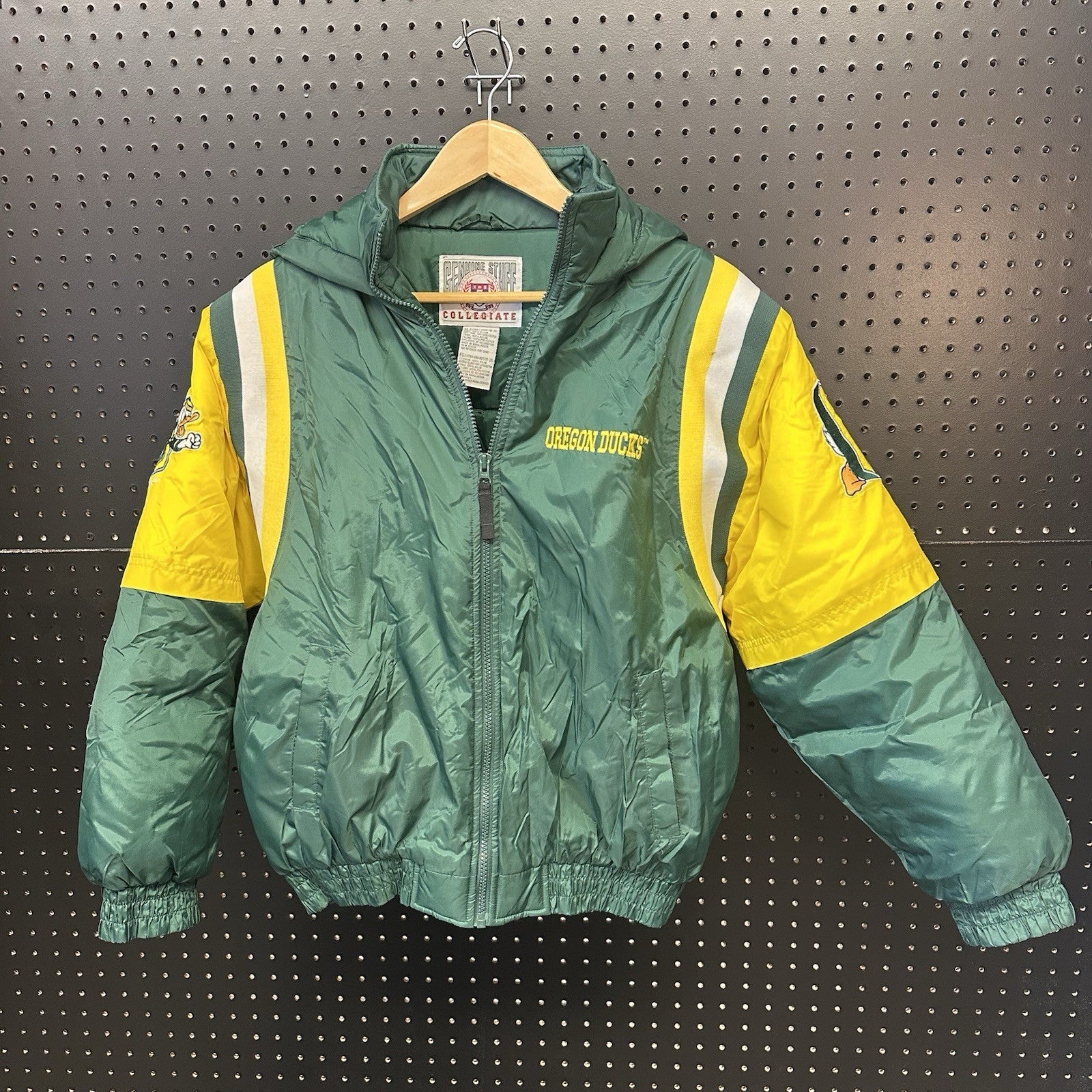 Vintage Genuine Stuff Collegiate Oregon Ducks Puffer Jacket Women’s Small
