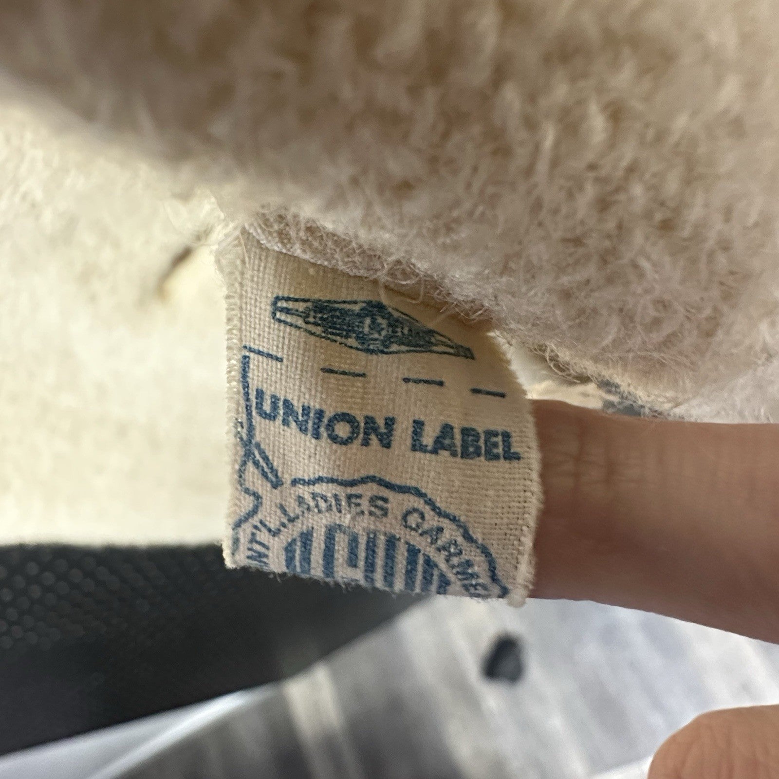 Women’s Vintage Charlotte Coat’s Peacoat  3/4 Sleeve Cream XS Union Label