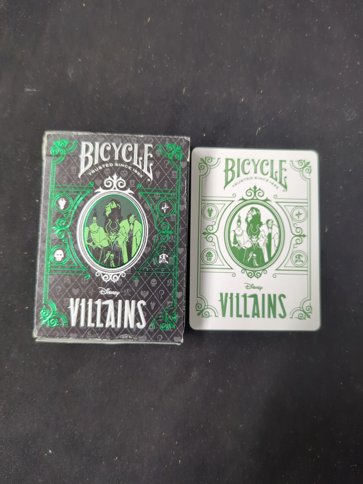 Bicycle Disney Villains (Green) by US Playing Card Co. 2B