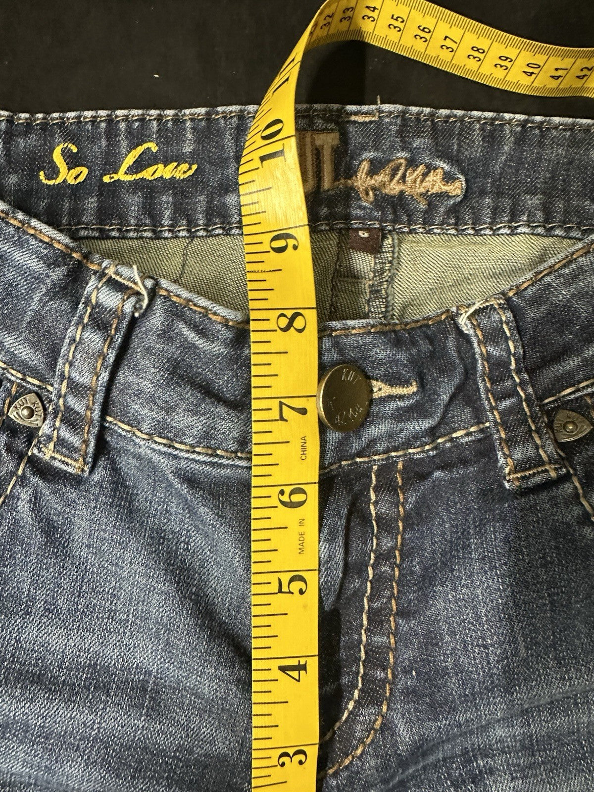 Kut From The Cloth Kate So Low Bootcut Jeans Size 6 Style KP703MC7 (0006)