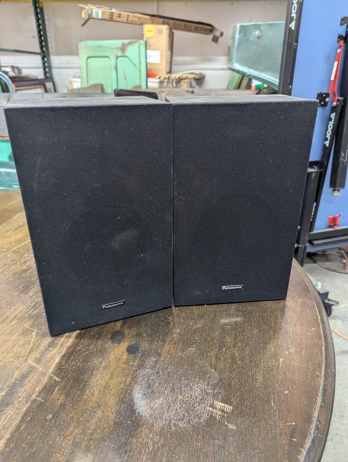 Set Of Two Vintage Panasonic SB-D160 Bookshelf Speaker System, Read Desc