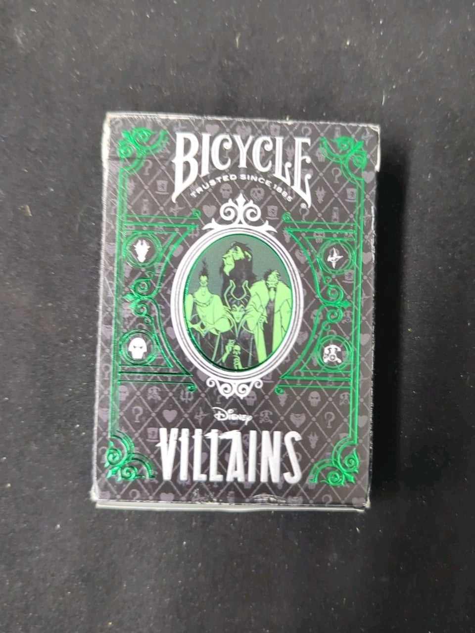 Bicycle Disney Villains (Green) by US Playing Card Co. 2B